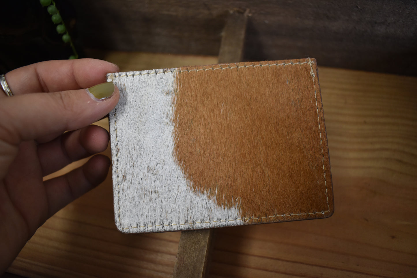 Crossover Cowhide Cardholder