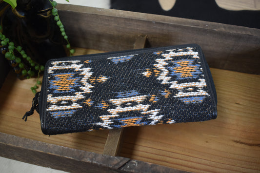 Midnight Aztec Wallet