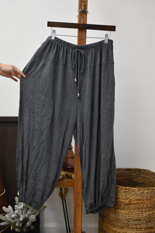 PLUS Charcoal Boho Slouch Joggers