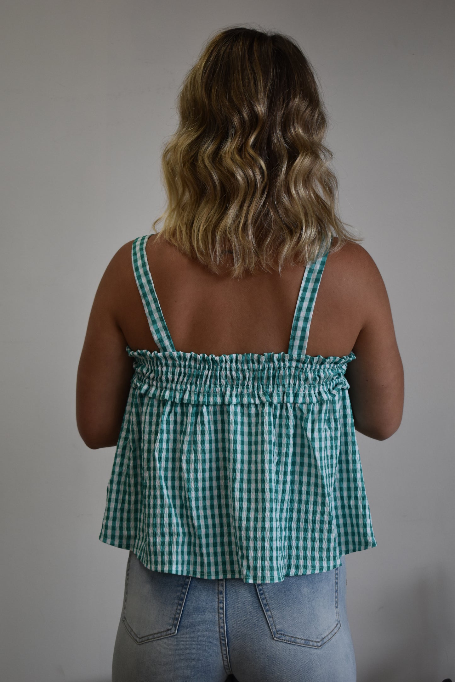 The Green Brid Cropped Tank