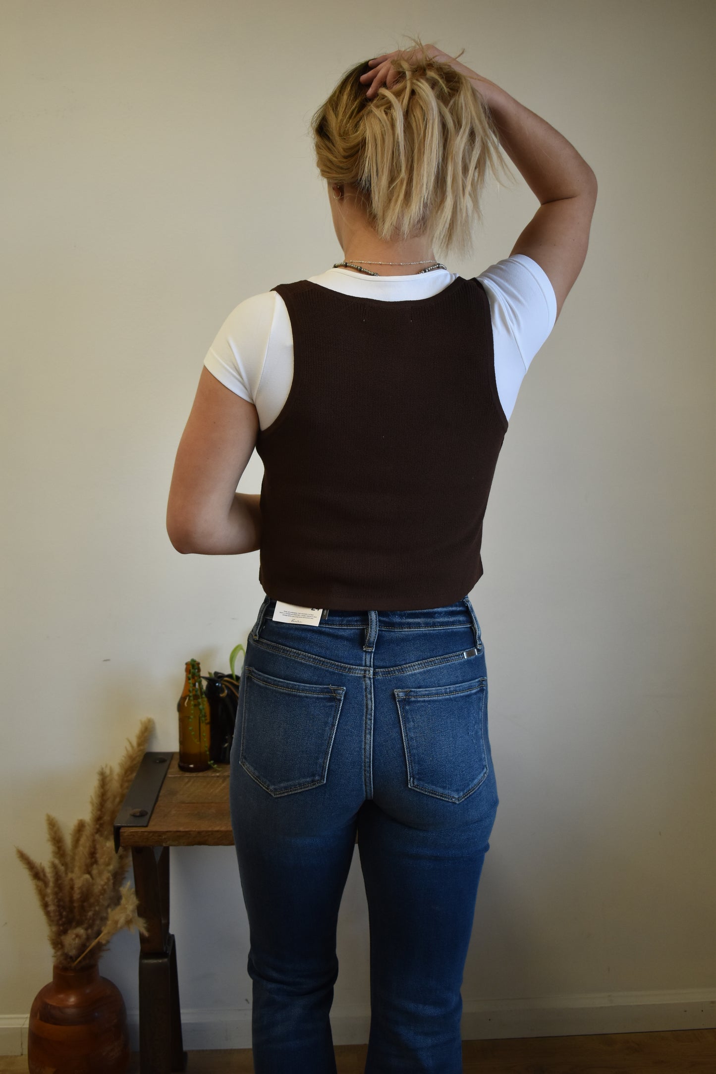 Brown Tank Vest