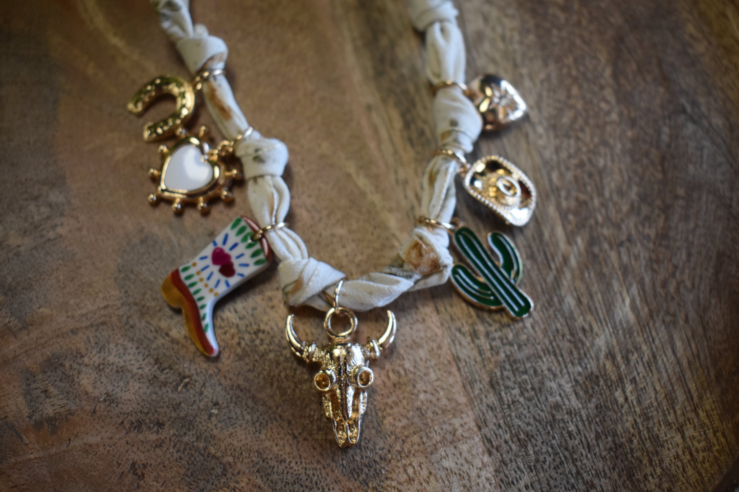 Arizona Scarf Charm Necklace