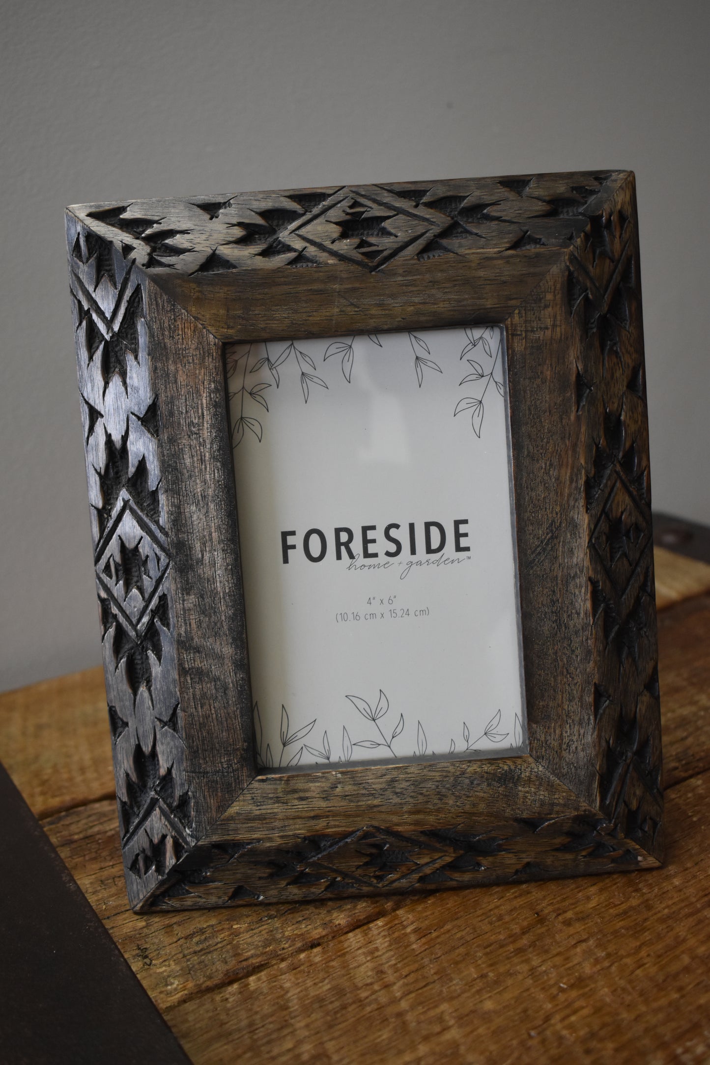 4x6 Western Wood Photo Frame