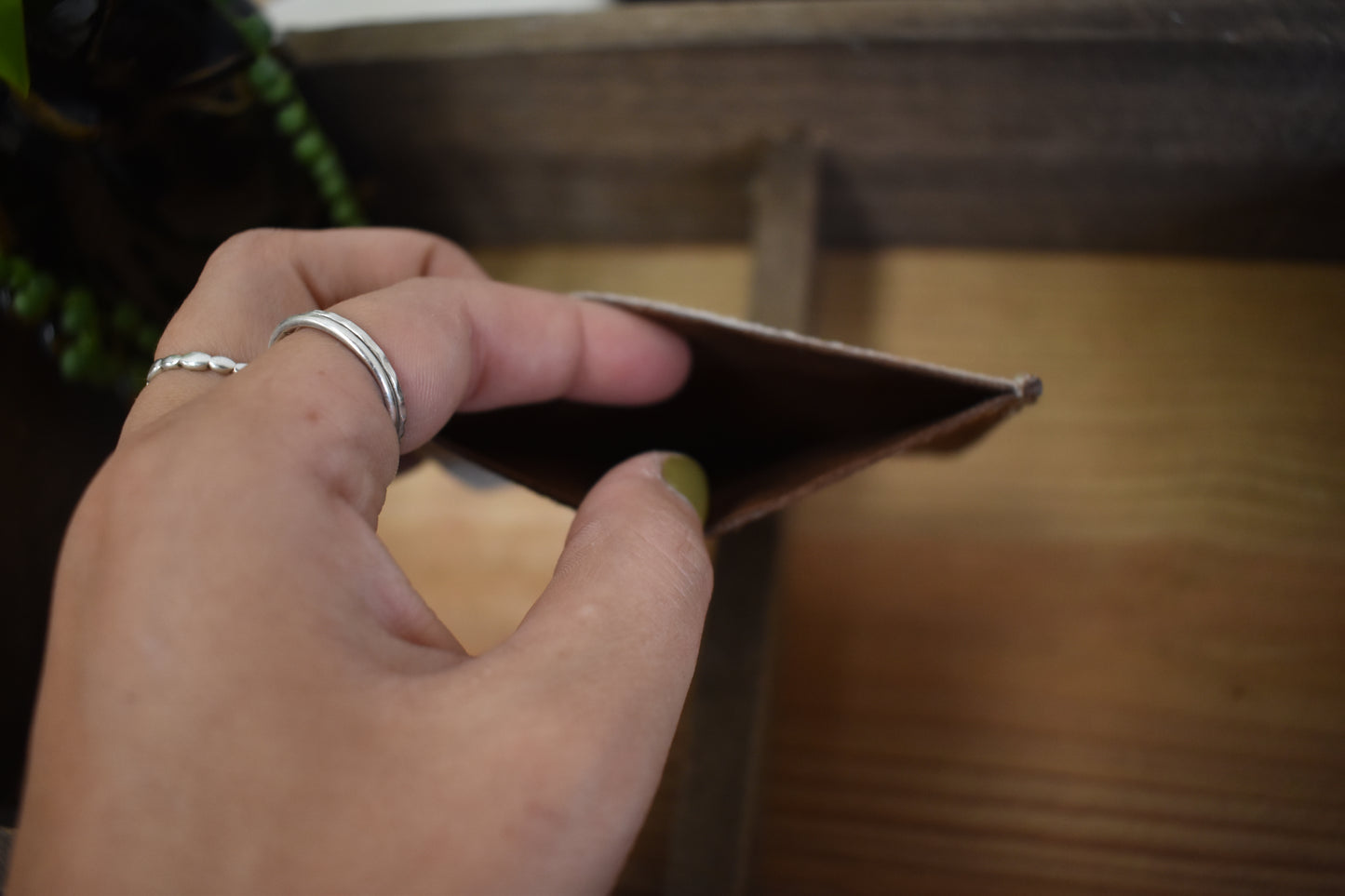 Crossover Cowhide Cardholder