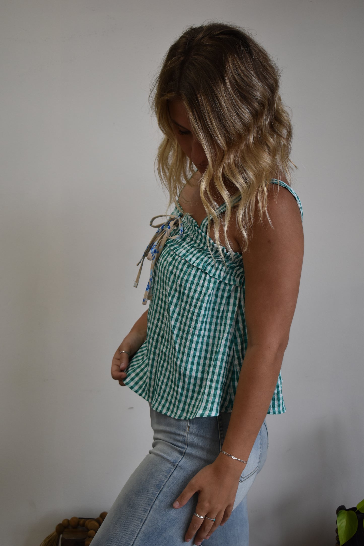 The Green Brid Cropped Tank