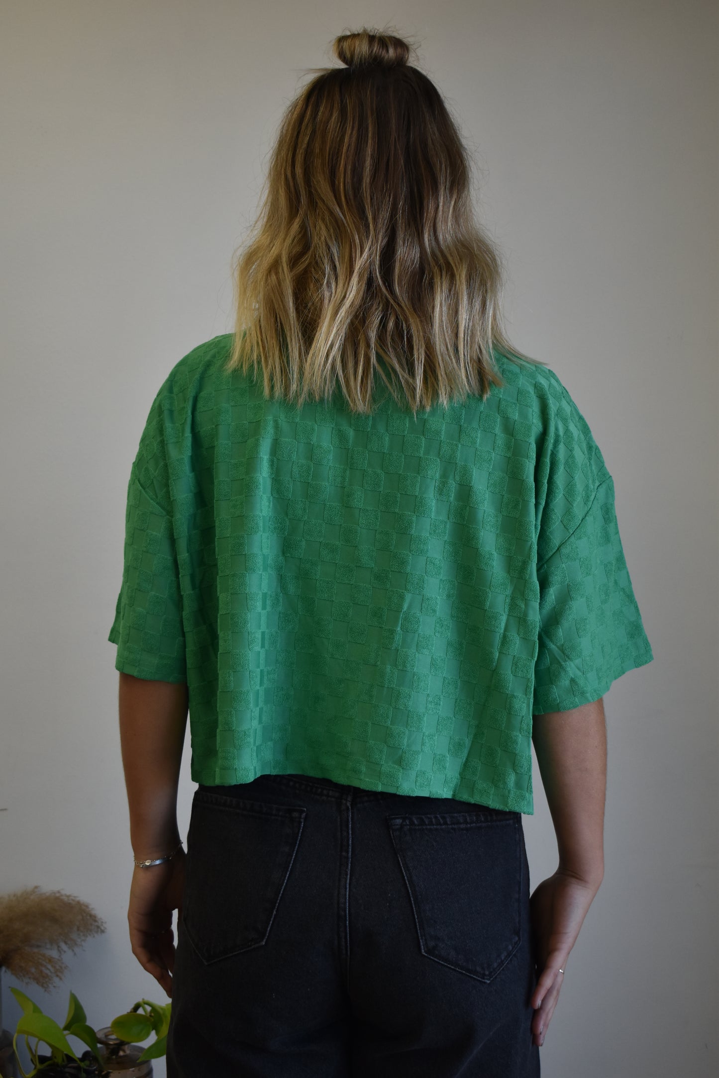 The Arie Checkered Top