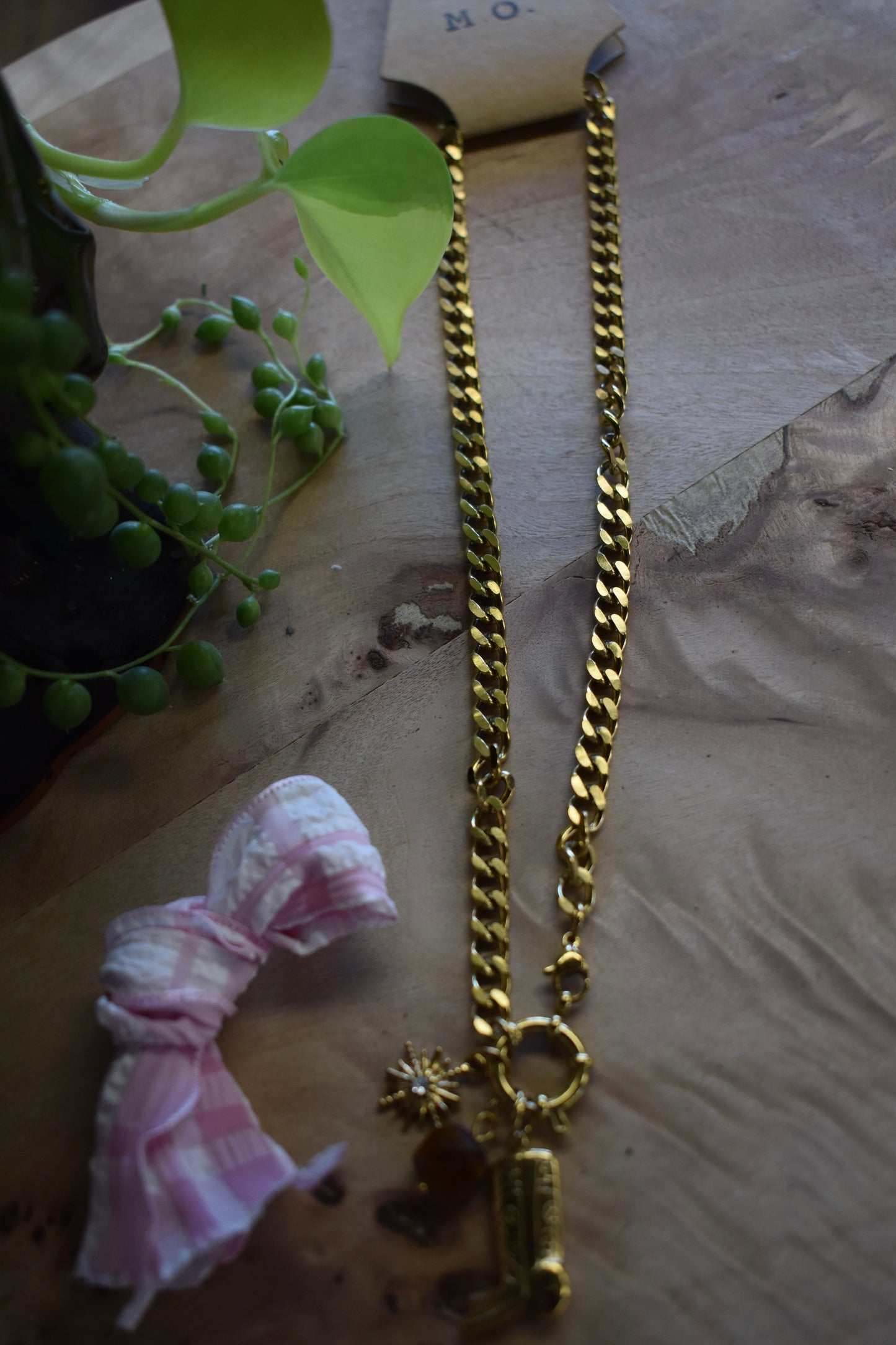 Western Boot Charm Necklace