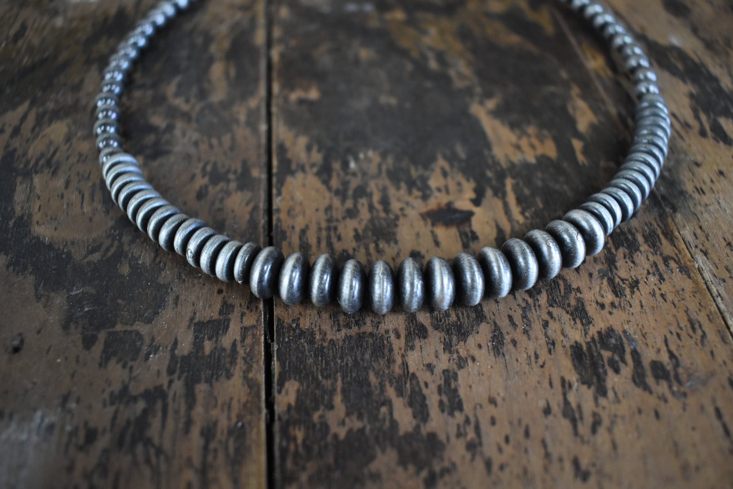 Bead & Disk NP Collar Necklace