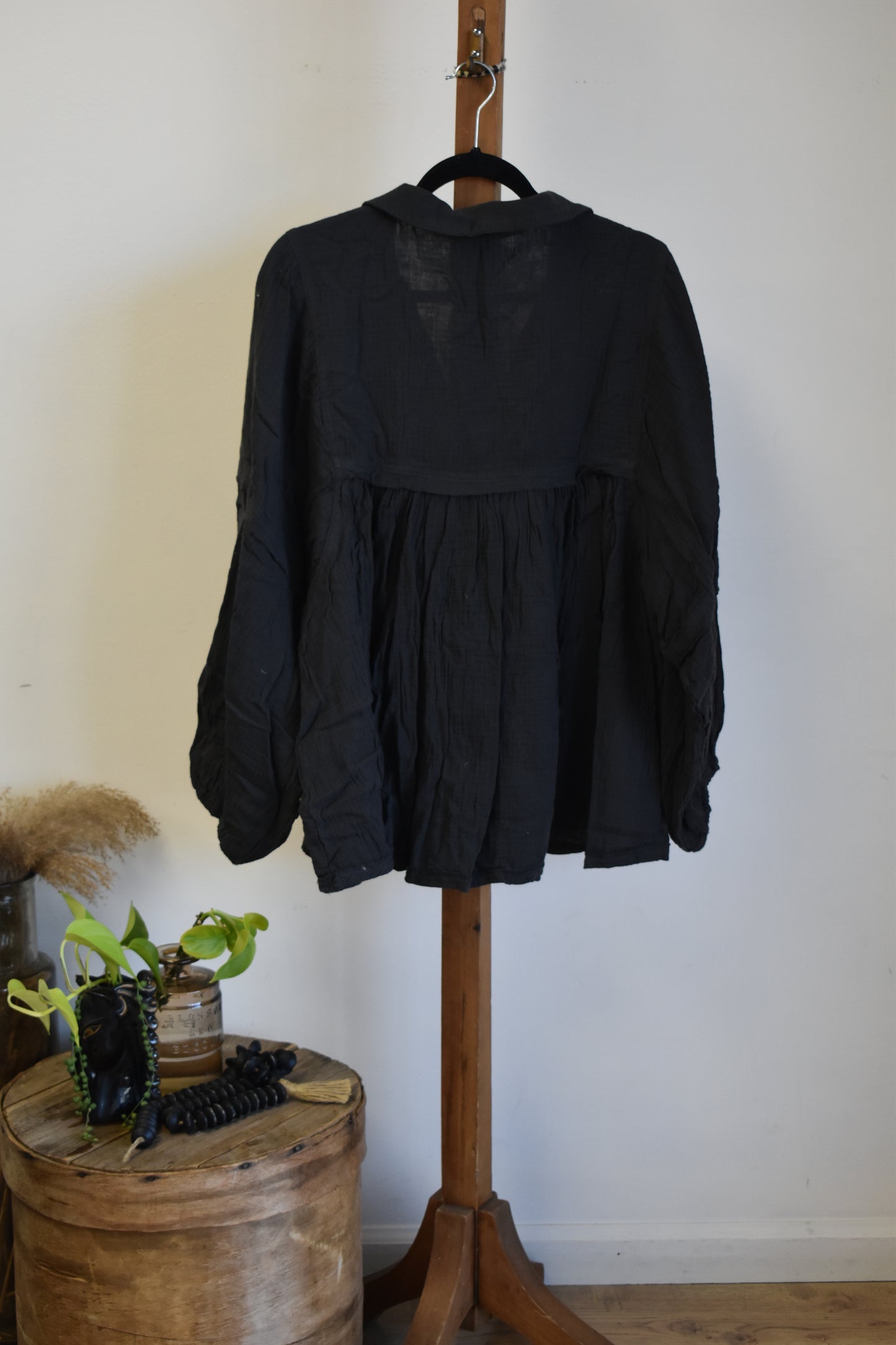 PLUS Charcoal Darcy Blouse