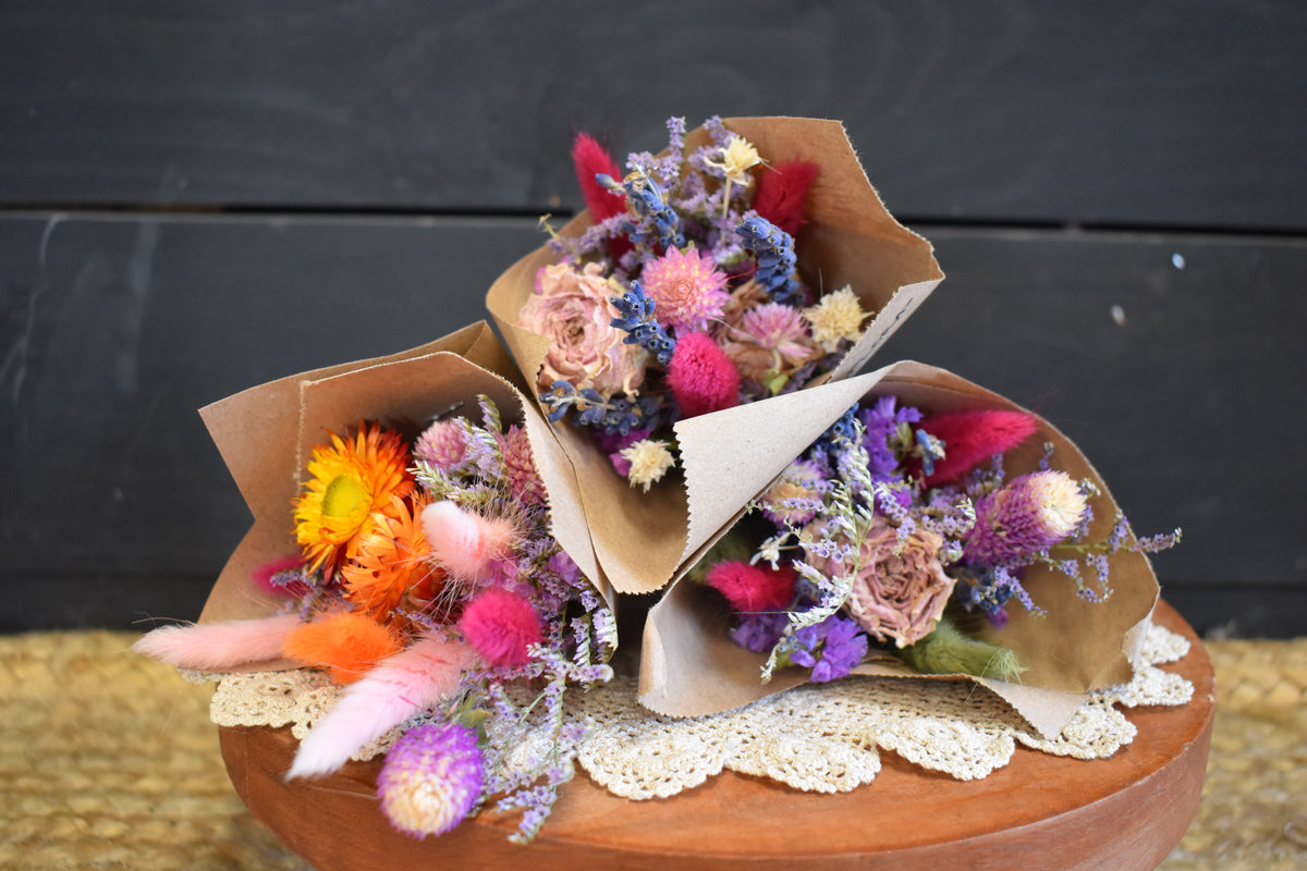 Mini Dried Flower Bouquet