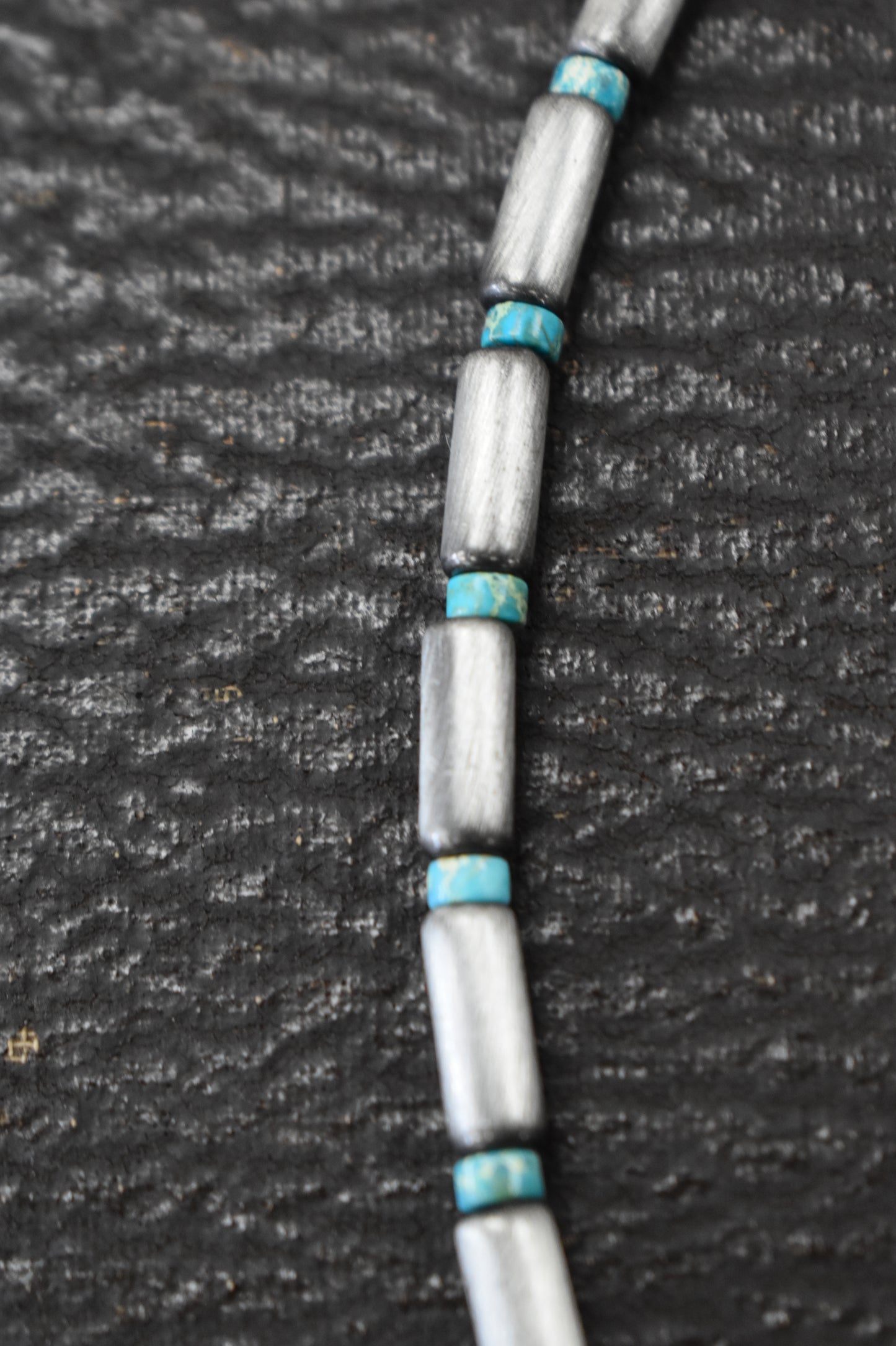 Tubed Turquoise Navajo Pearl Necklace