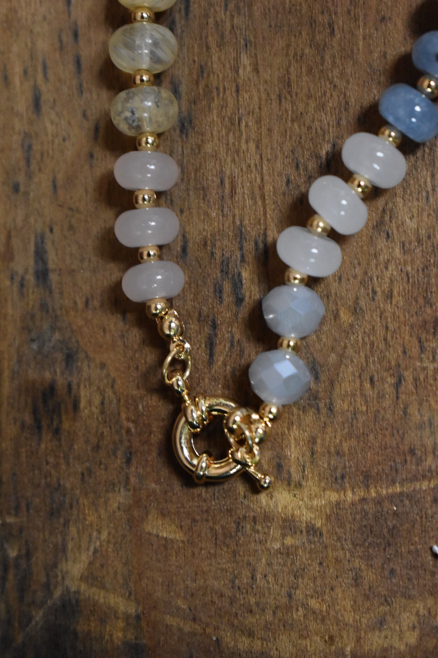 Pastel Beaded Toggle Necklace