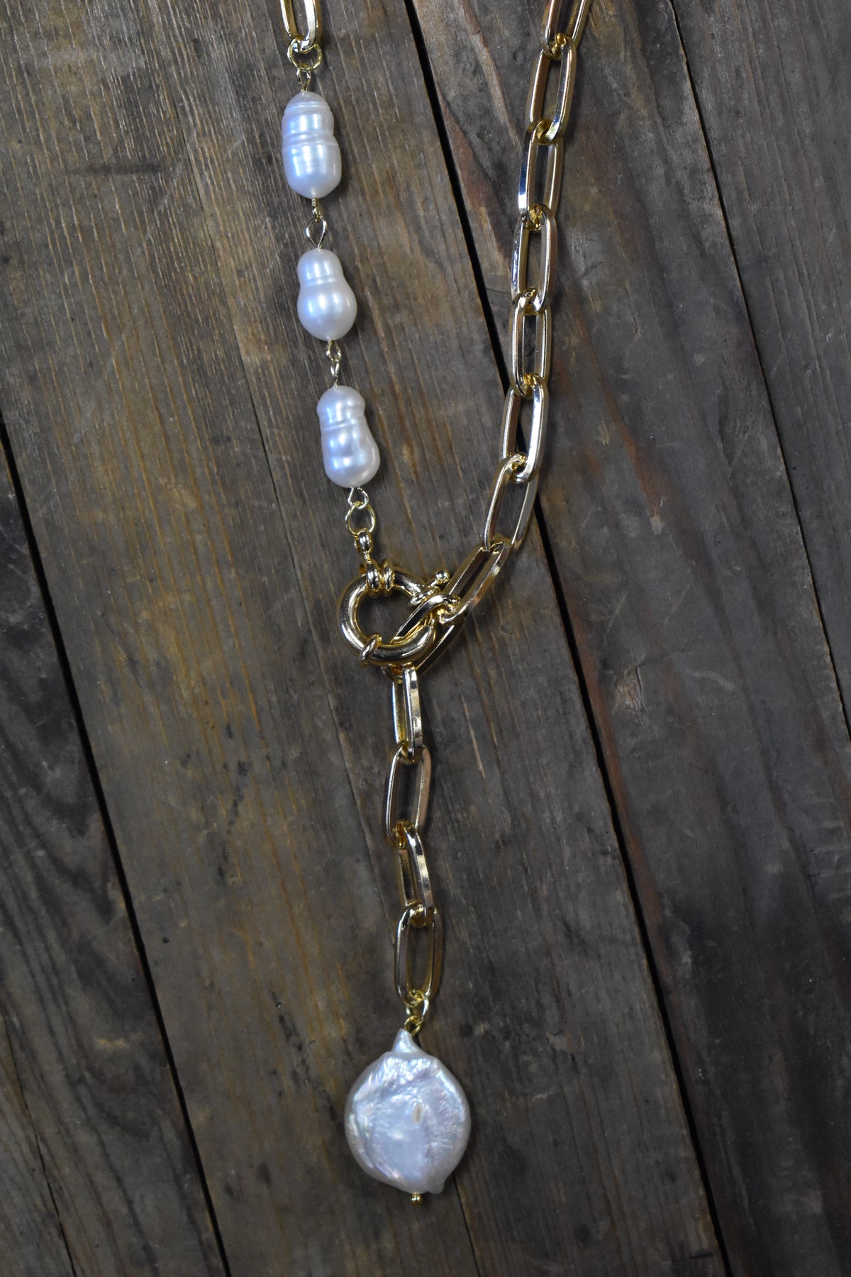 Lariat Freshwater Pearl Necklace
