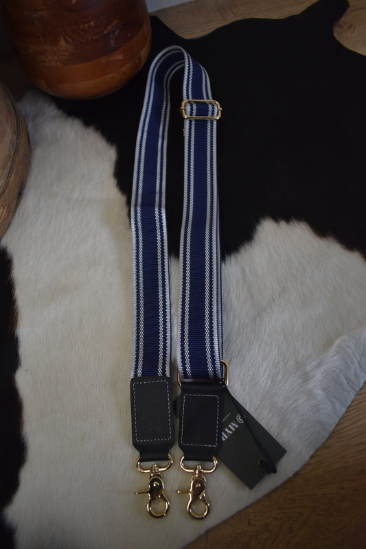 Blue & White Bag Strap