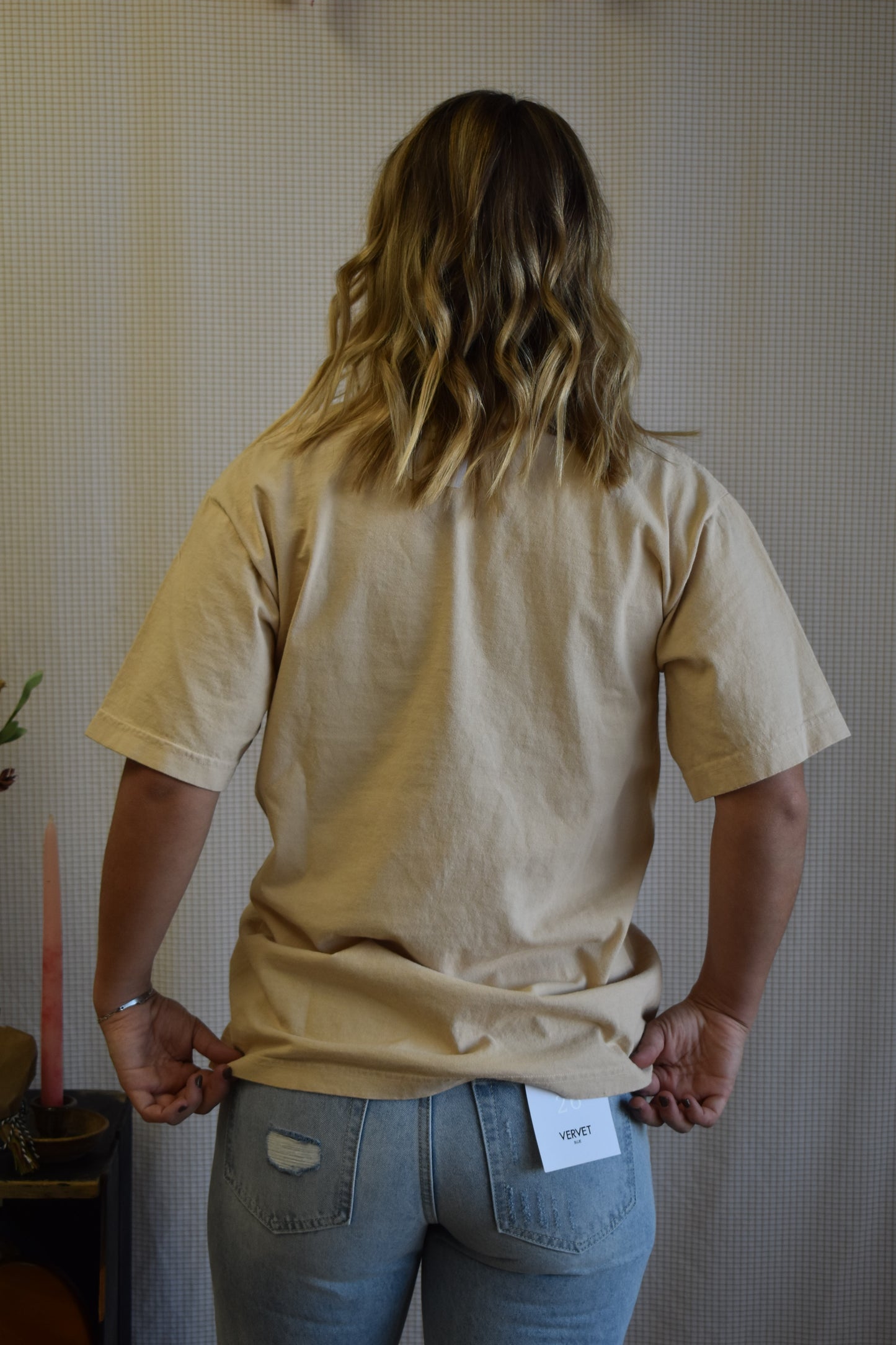 “Cowgirl Cocktail Club” Sand Graphic Tee