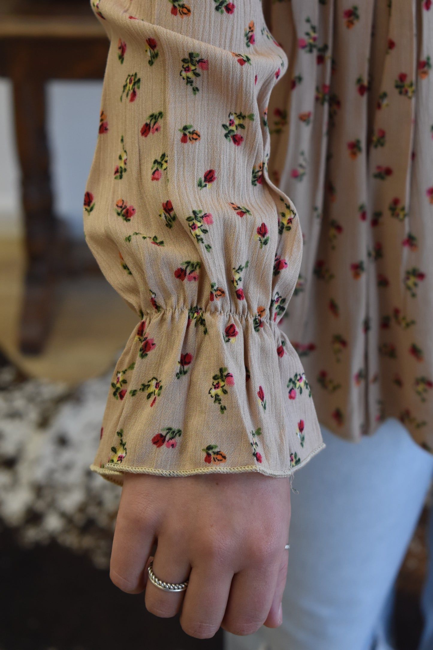 Tan Rosie Blouse