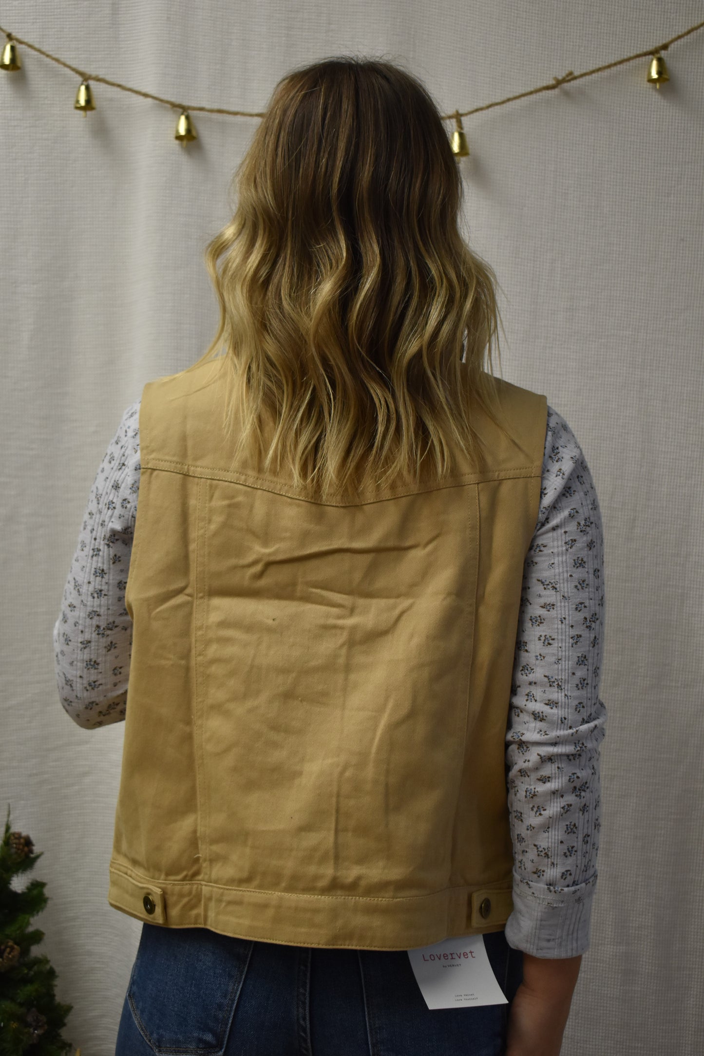 Taupe & Chocolate Canvas Vest