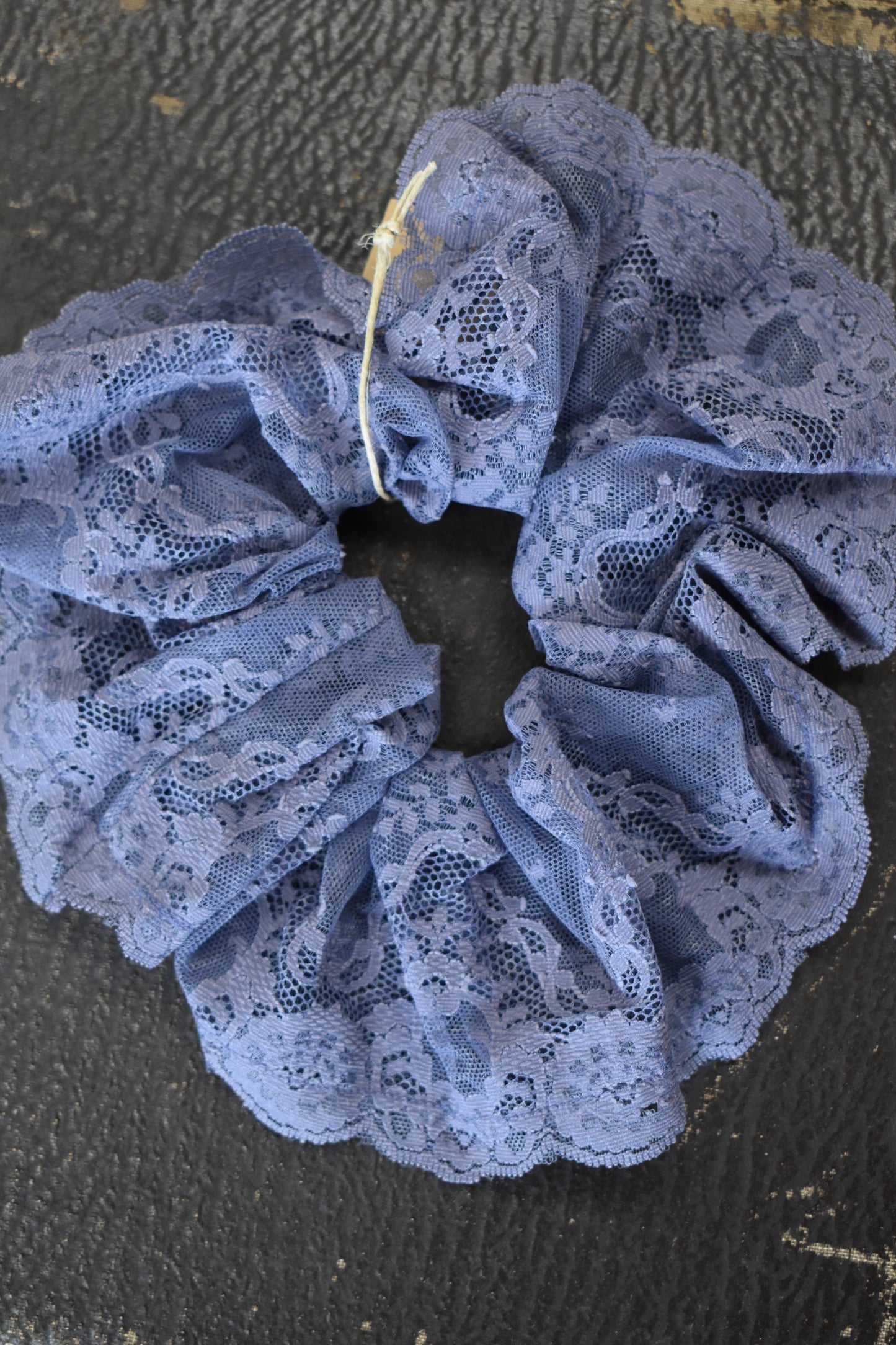 Dusty Purple Lace Scrunchie