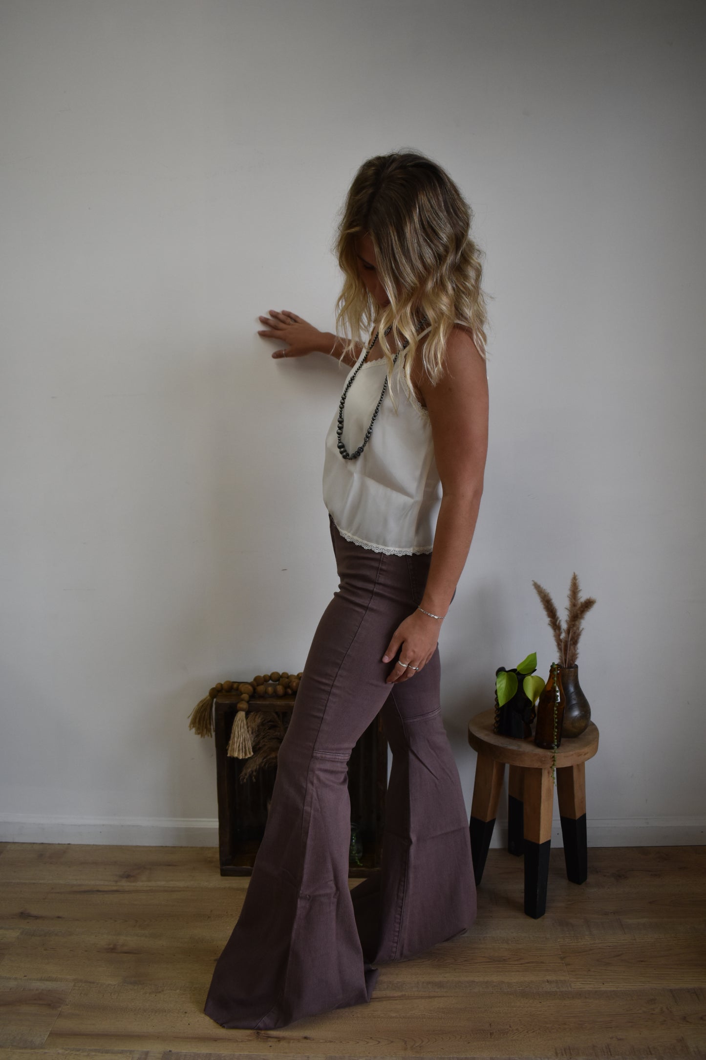 Mocha Denim Bobby Bell Bottoms