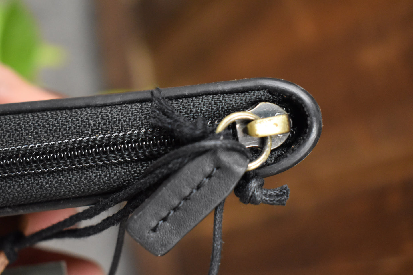 Brown Monochrome Tooled Leather Wallet