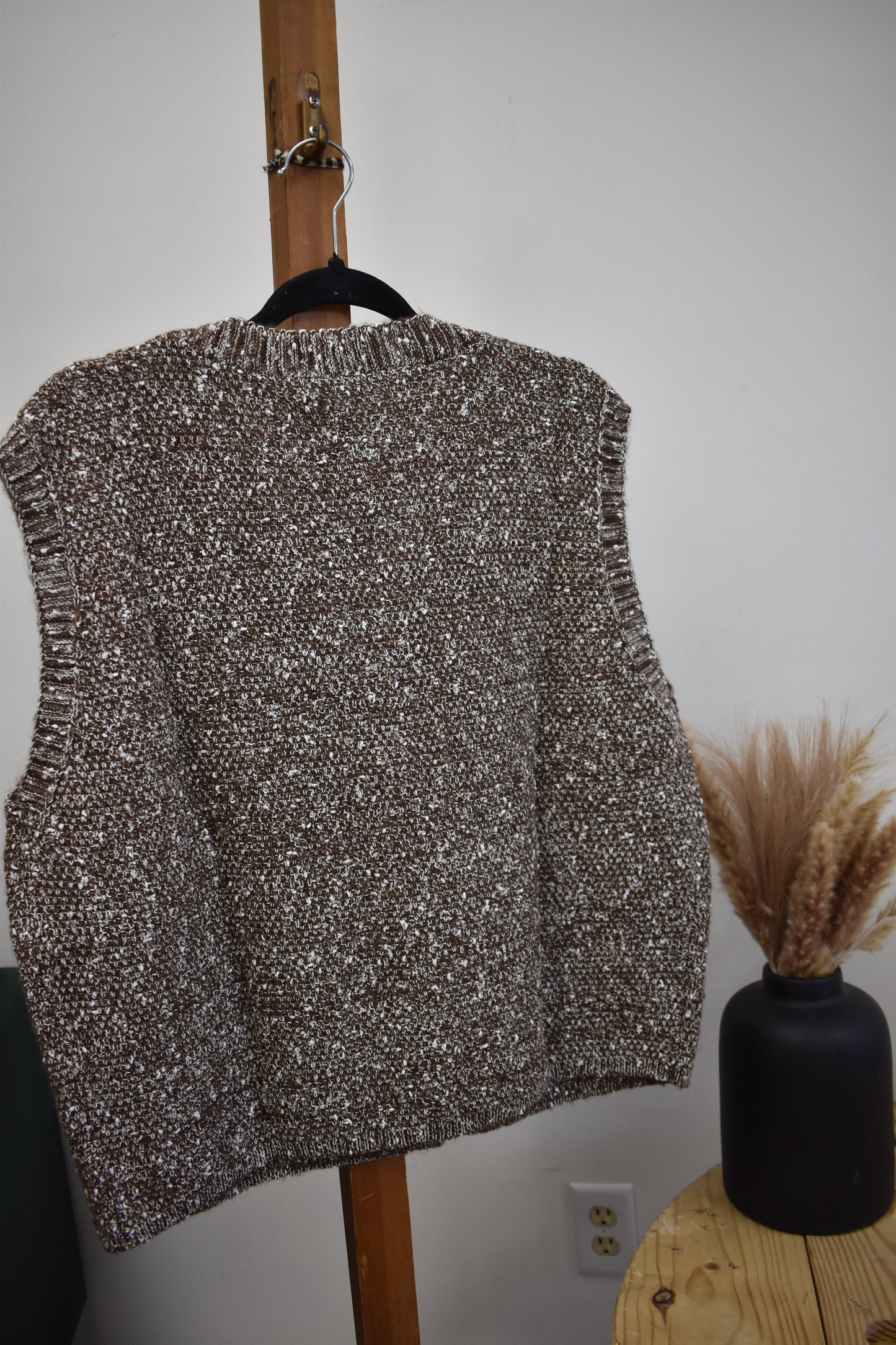 PLUS Mocha Knit Vest