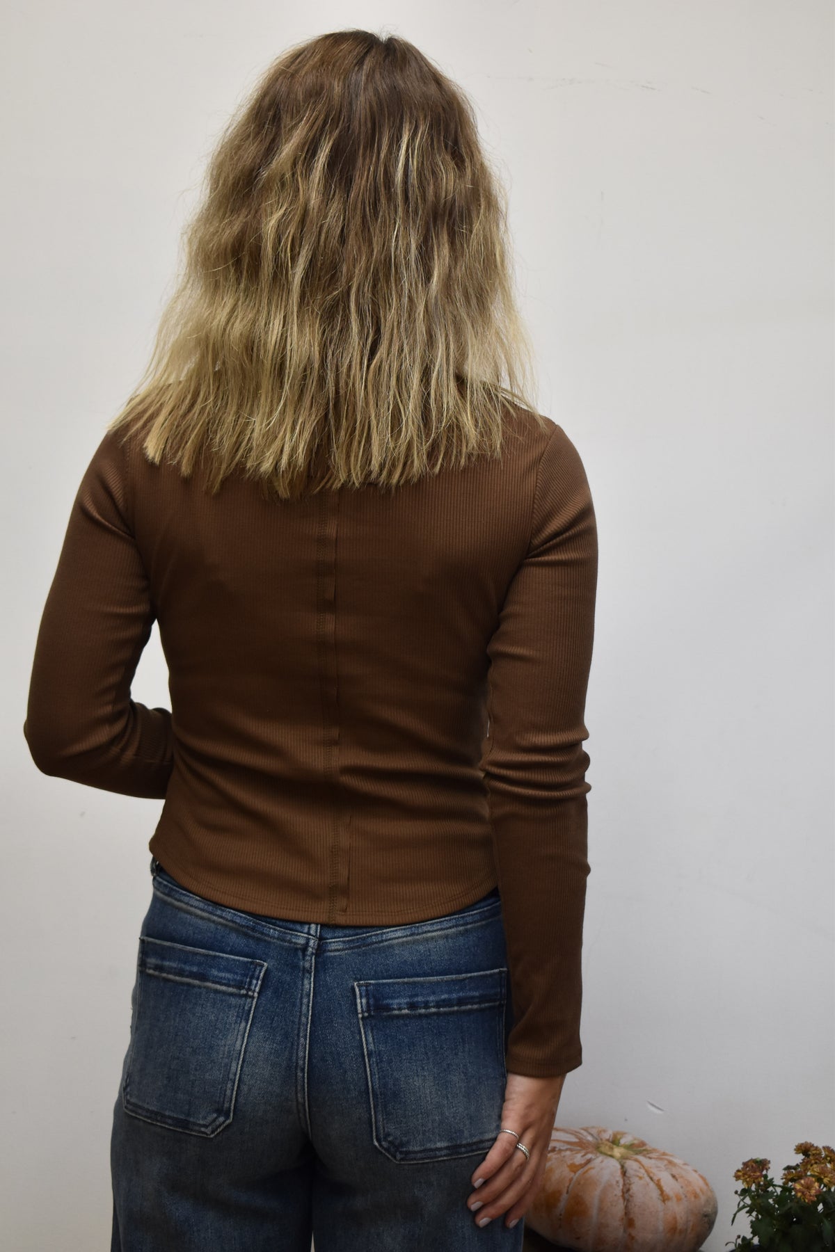 Timber Ribbed Long Sleeve
