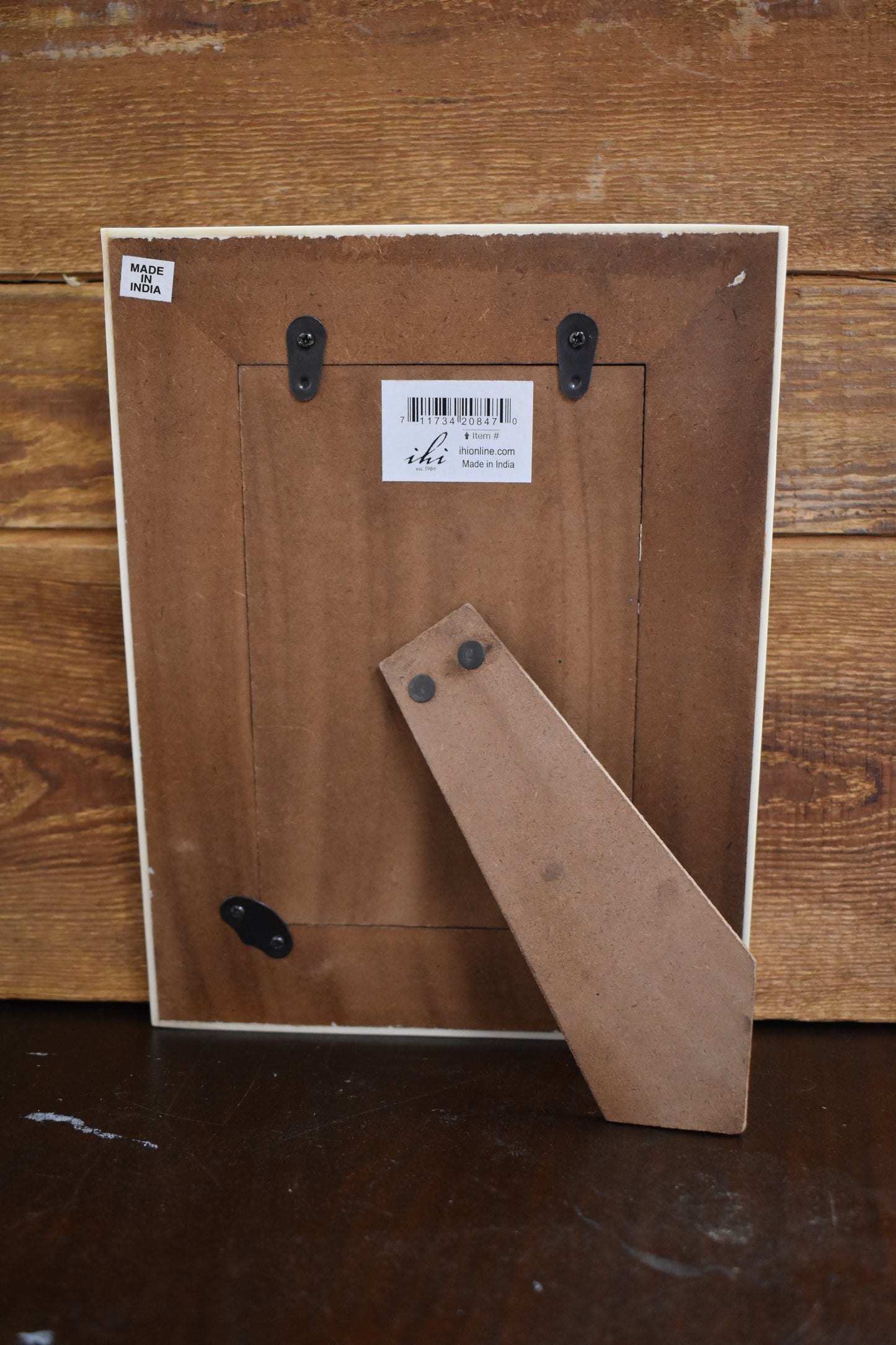 Stella Photo Frame: White & Wood