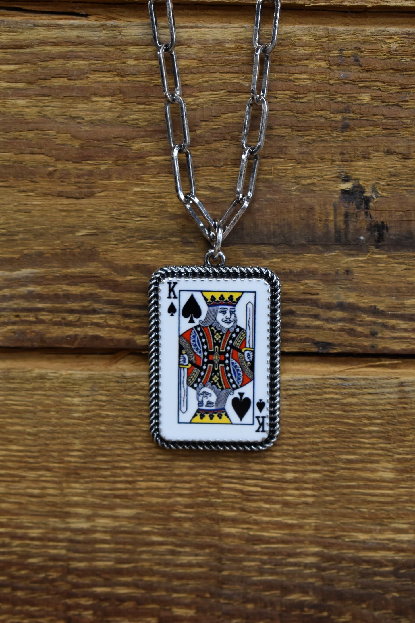 King of Spades Pendant Necklace