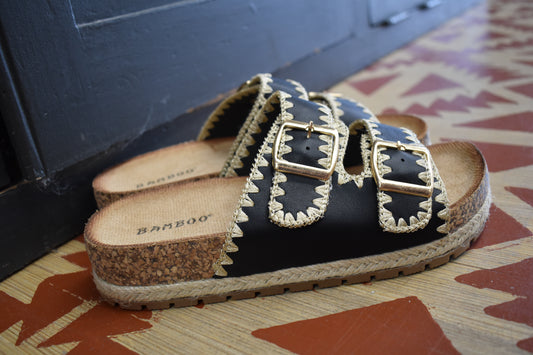 Josie Sandals: Black