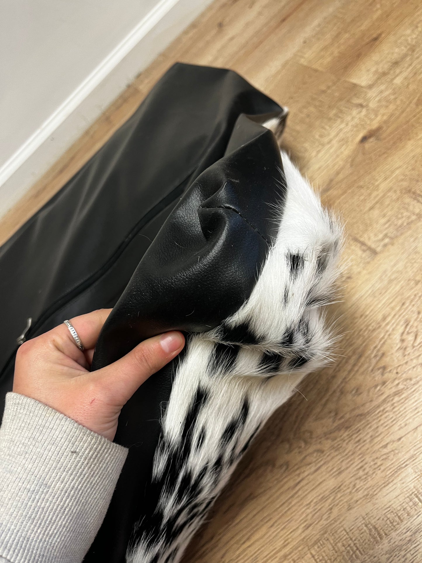 PRE-ORDER Cowhide Dog Bed Cover