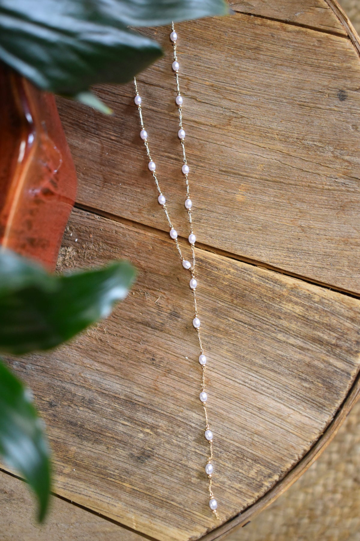 Pearl Station Y-Necklace