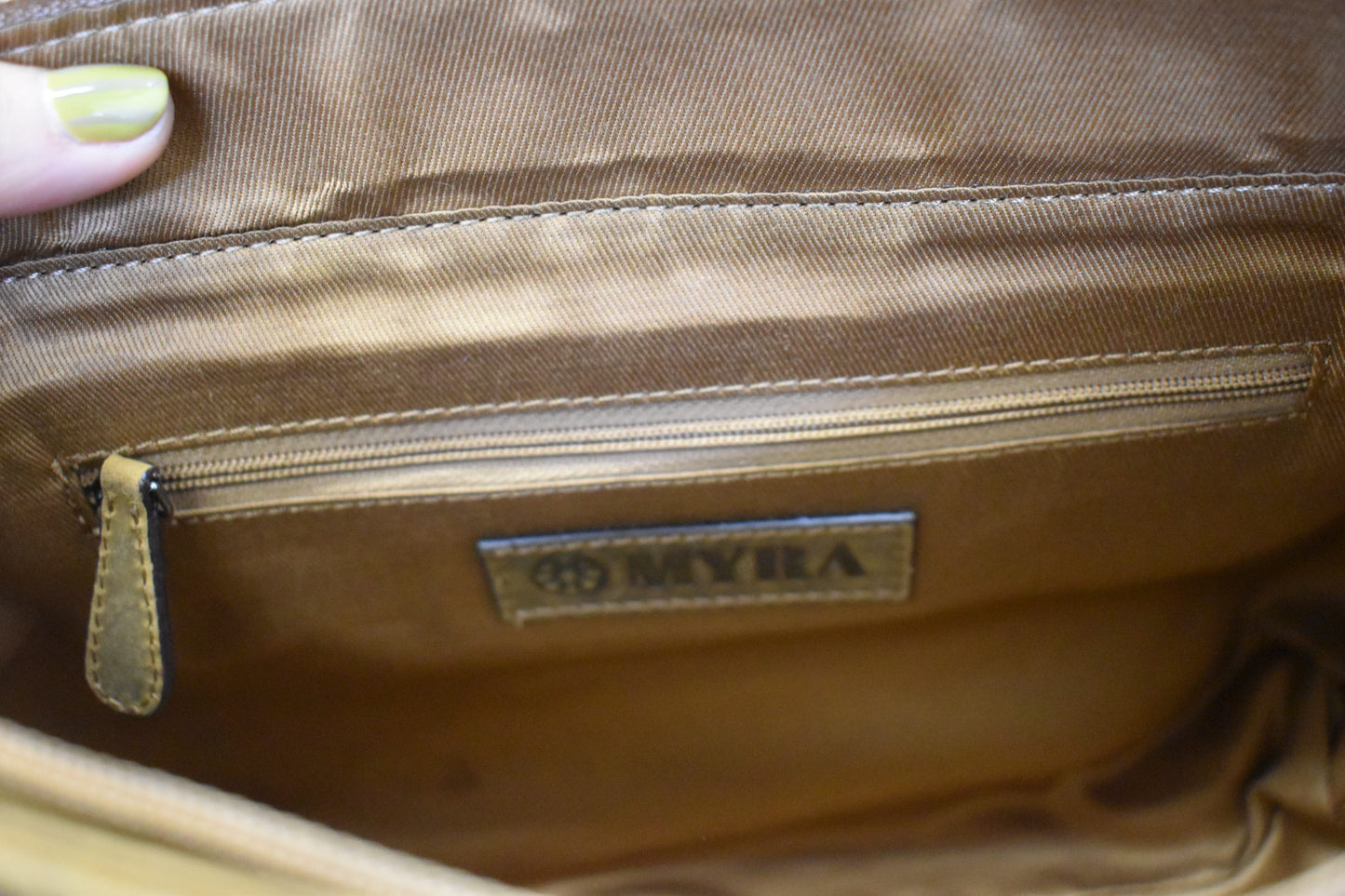 Aztec Tan Woven Purse