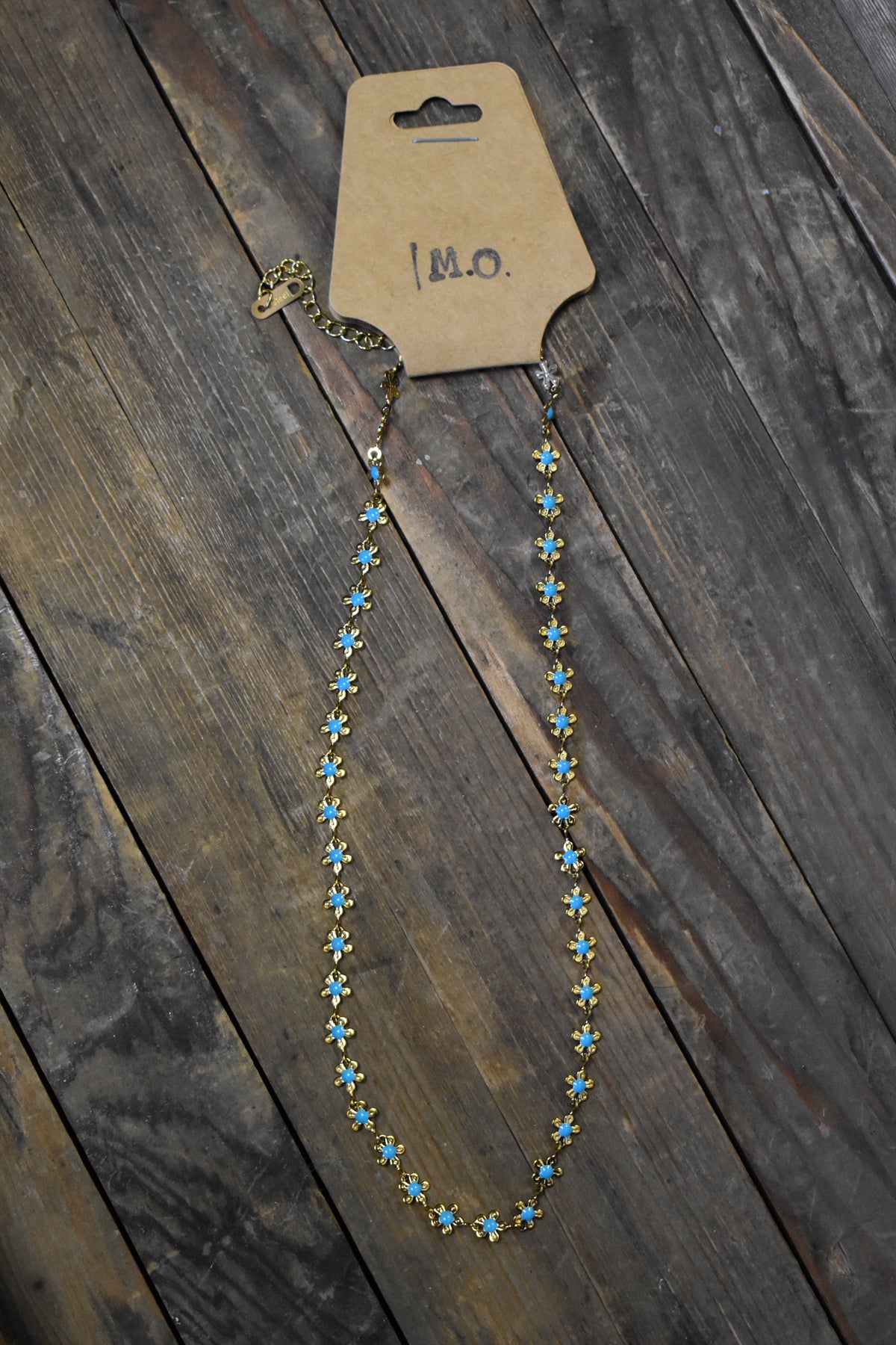 Turquoise Flower Necklace