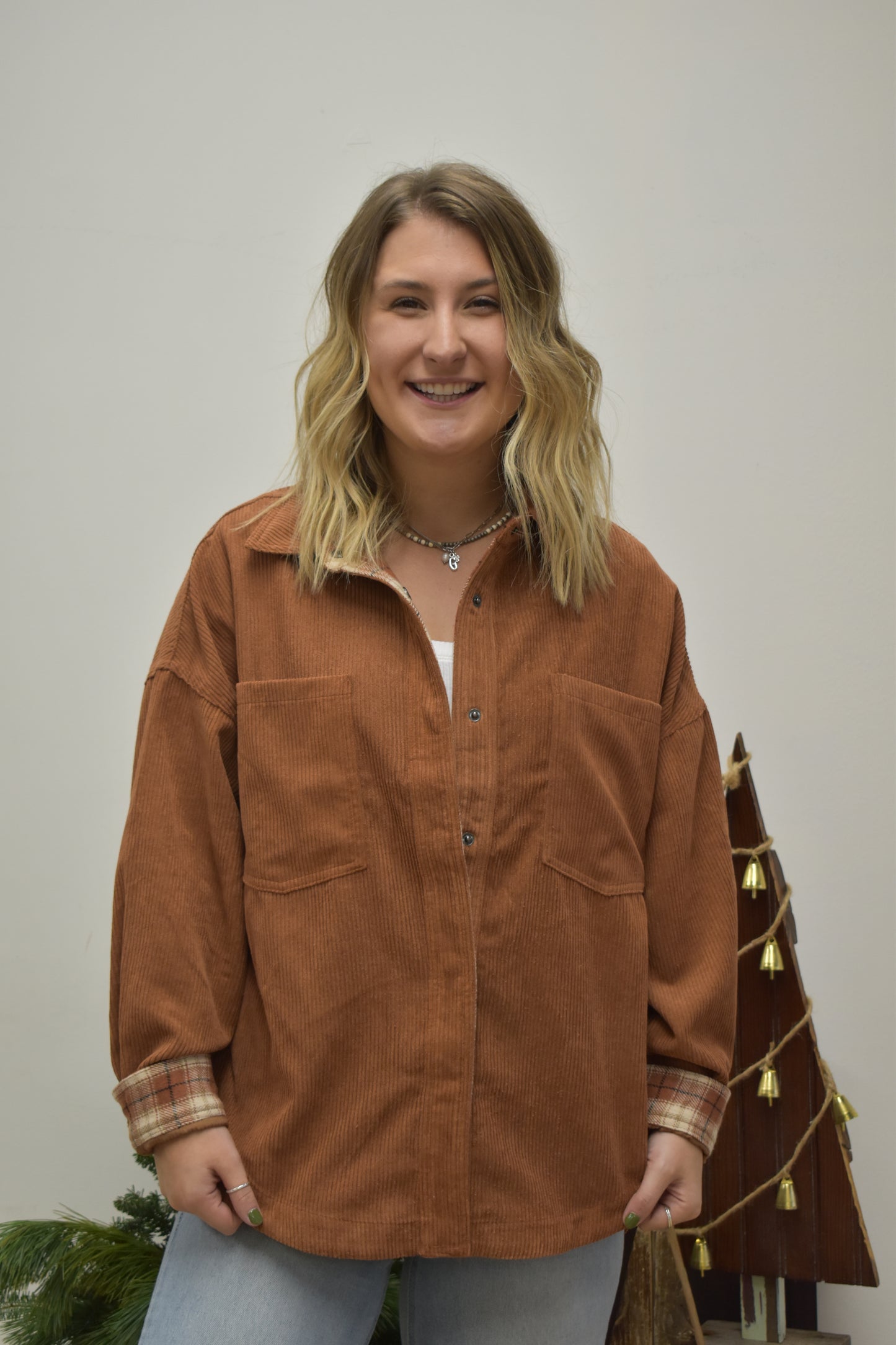 Rust Corduroy Jacket