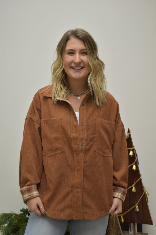 Rust Corduroy Jacket