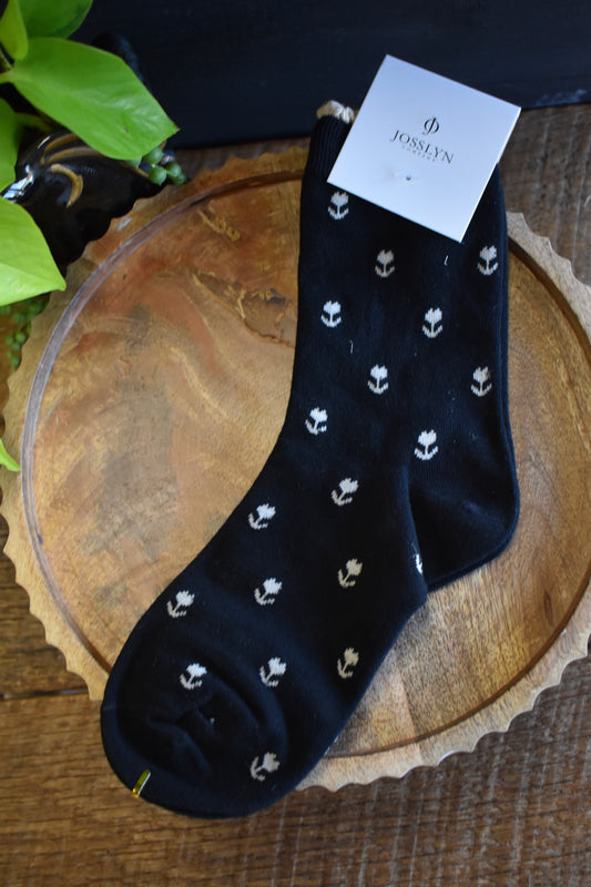 Black Tie Crew Socks