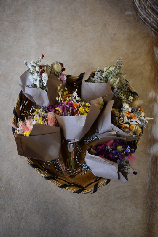 Mini Dried Flower Bouquet