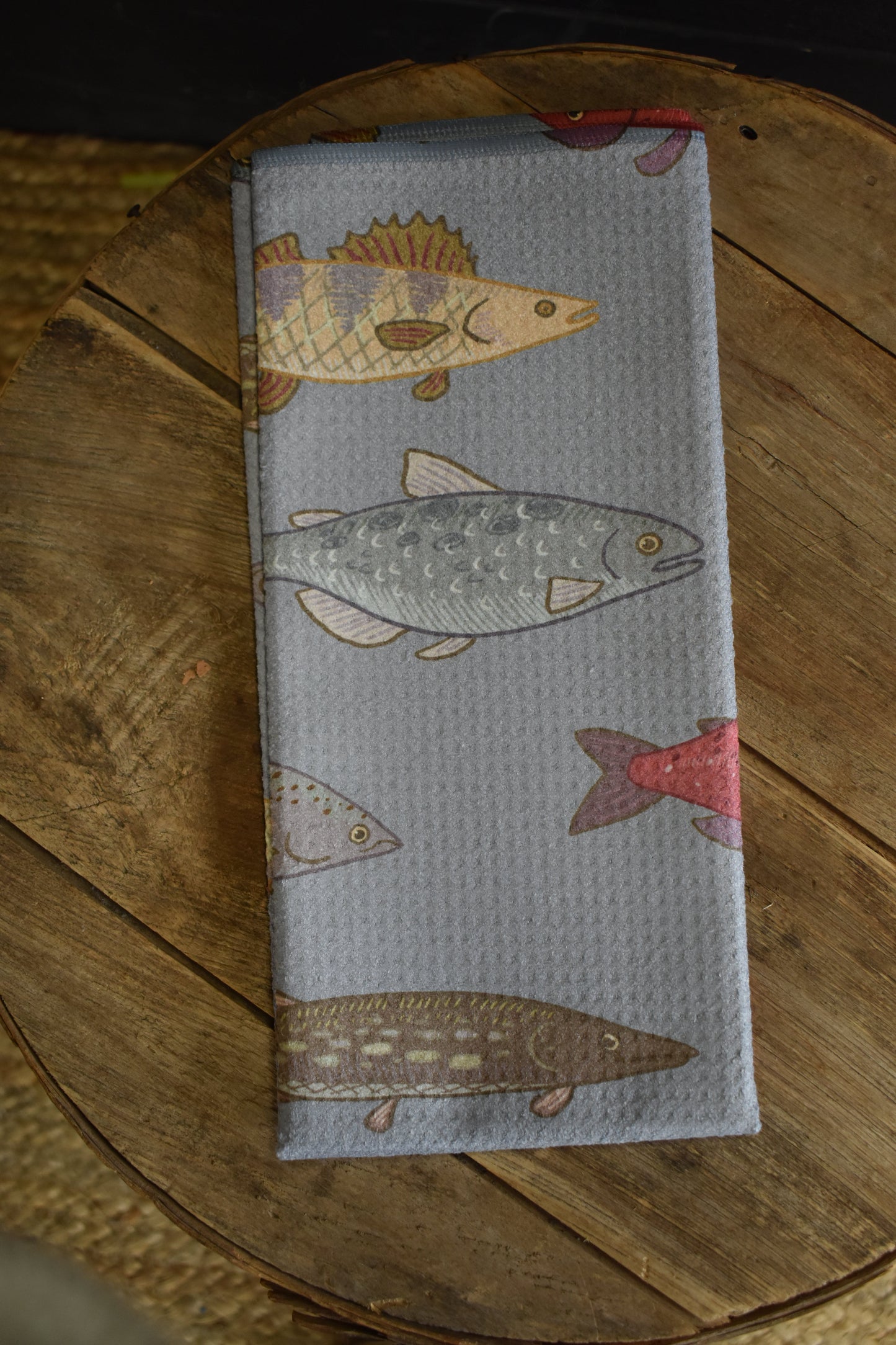 Fishing Fly Kitchen Towel