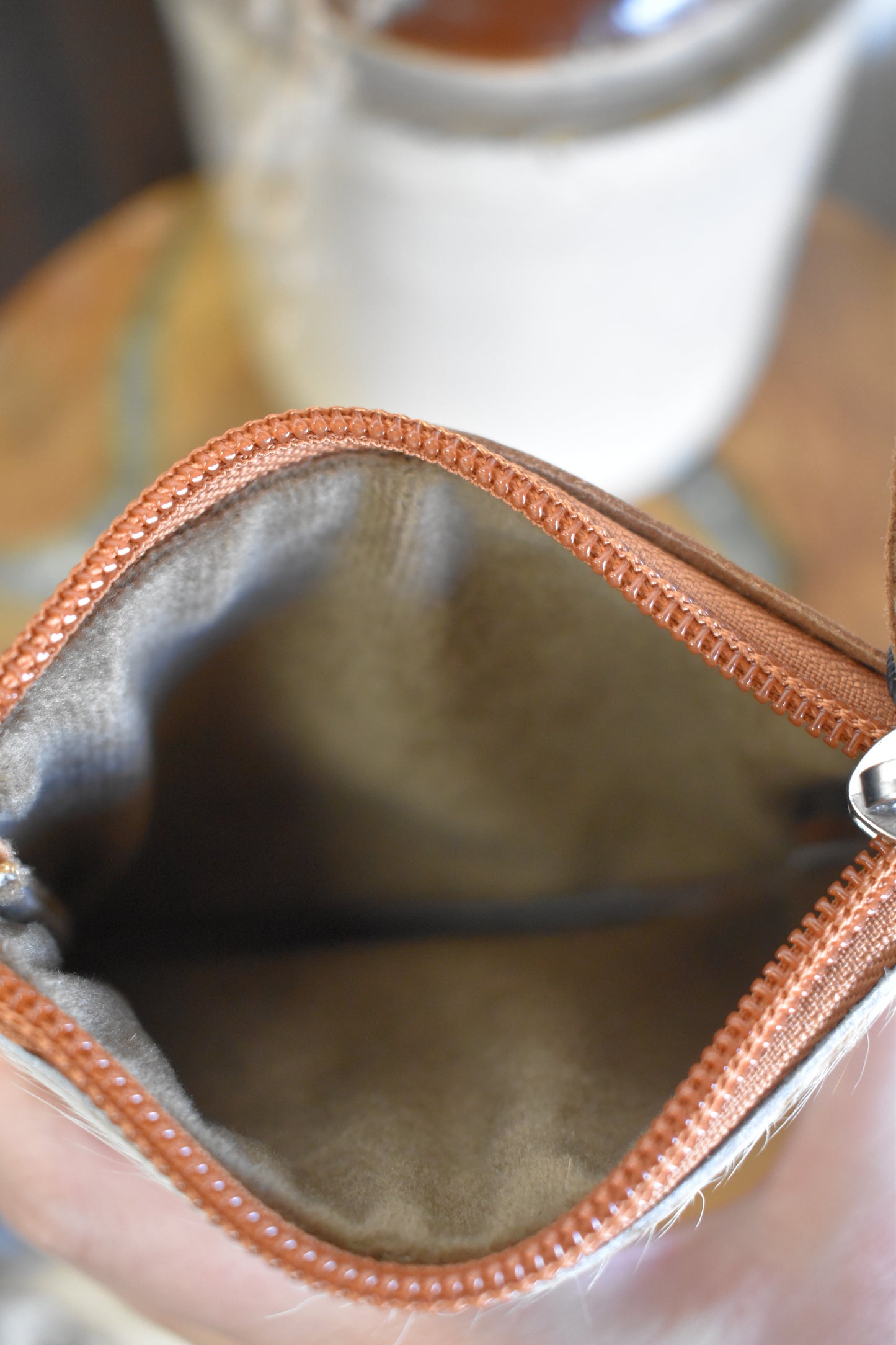 Brown Leather Coin Purse