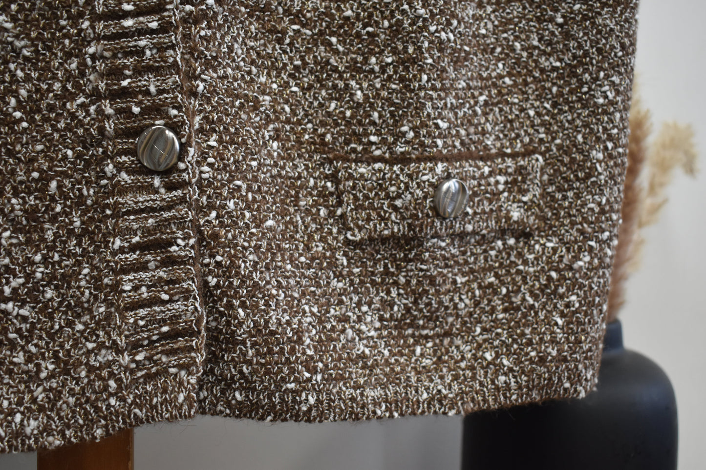 PLUS Mocha Knit Vest