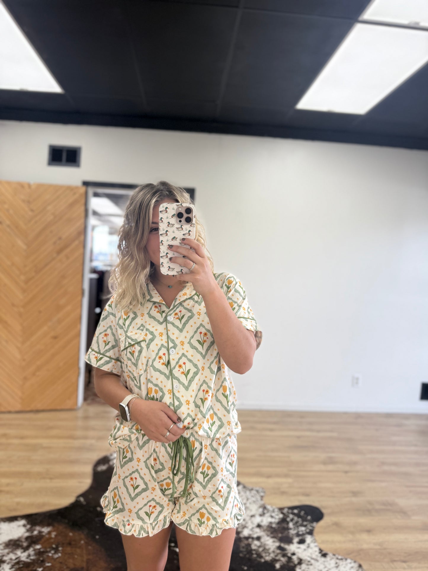 Spring Tulip Pajama Set