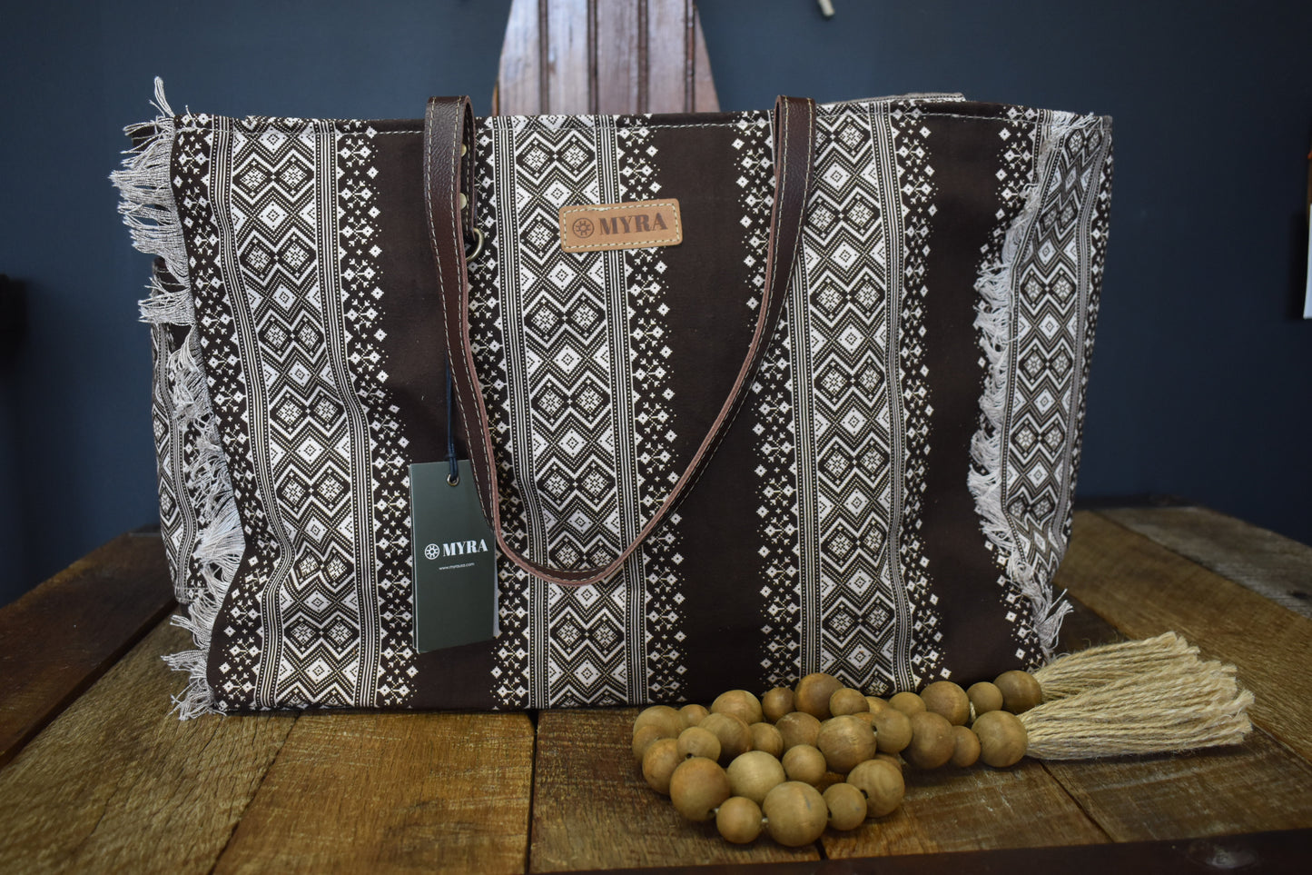 Dark Brown Tribal Weekender