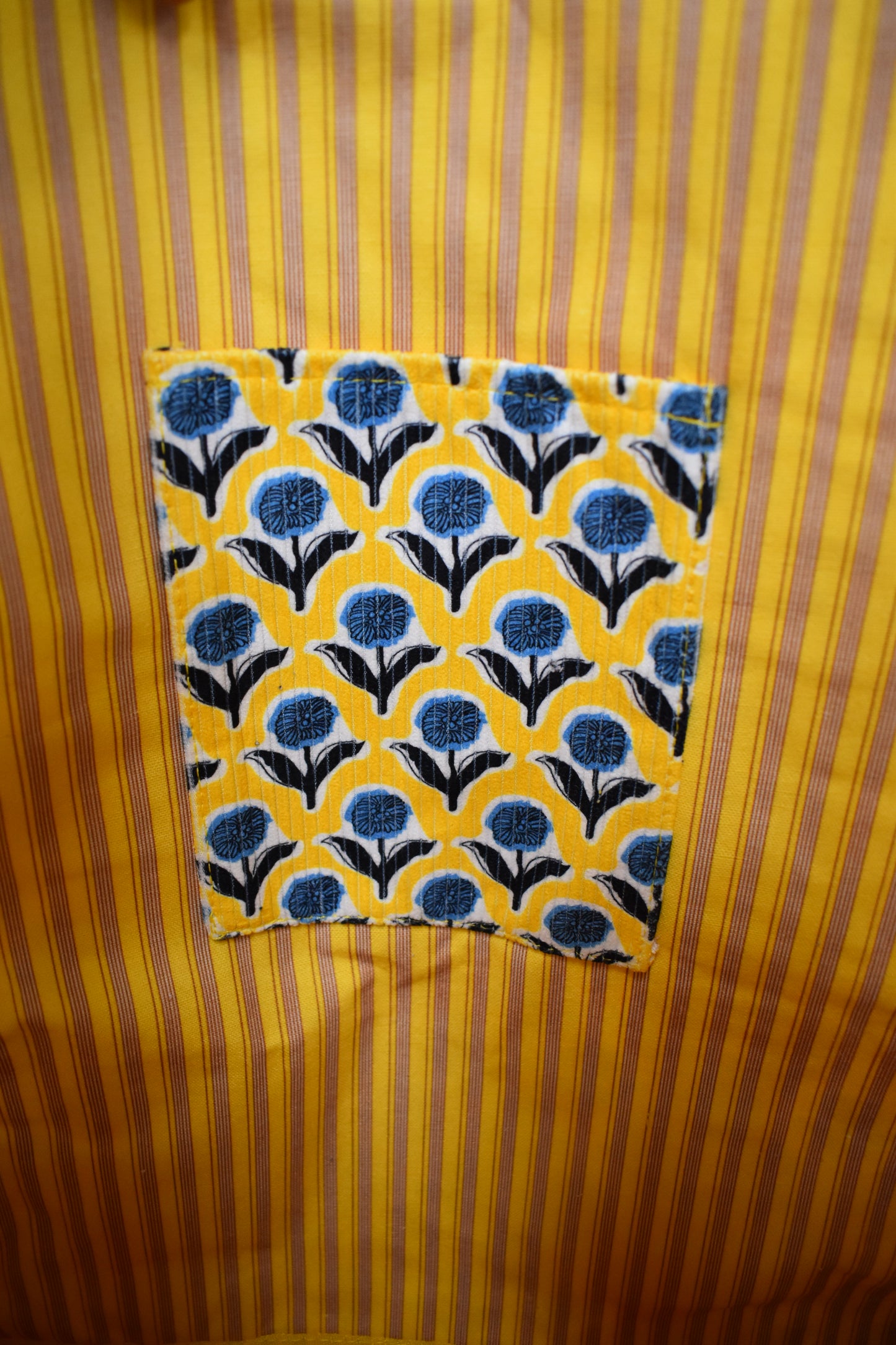 Reversible Quilted Floral Tote