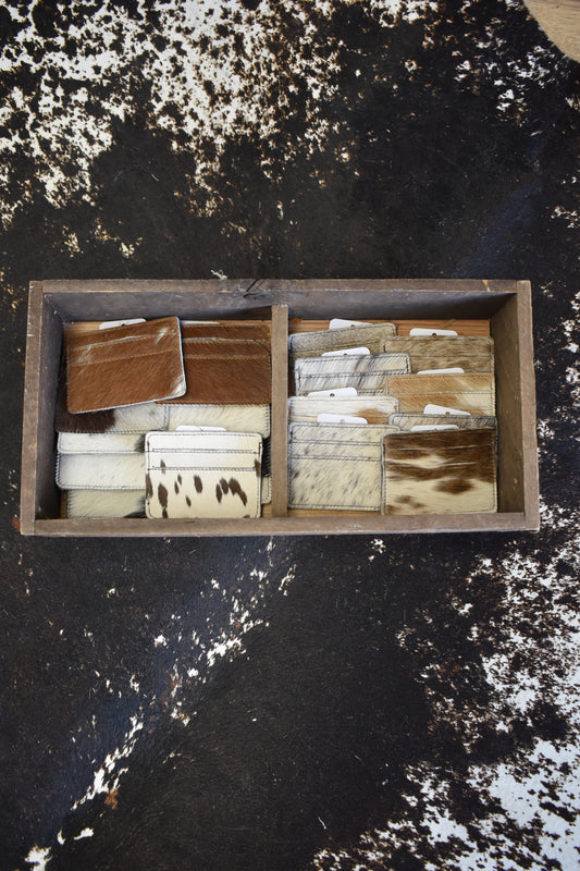 Cowhide Card Holder