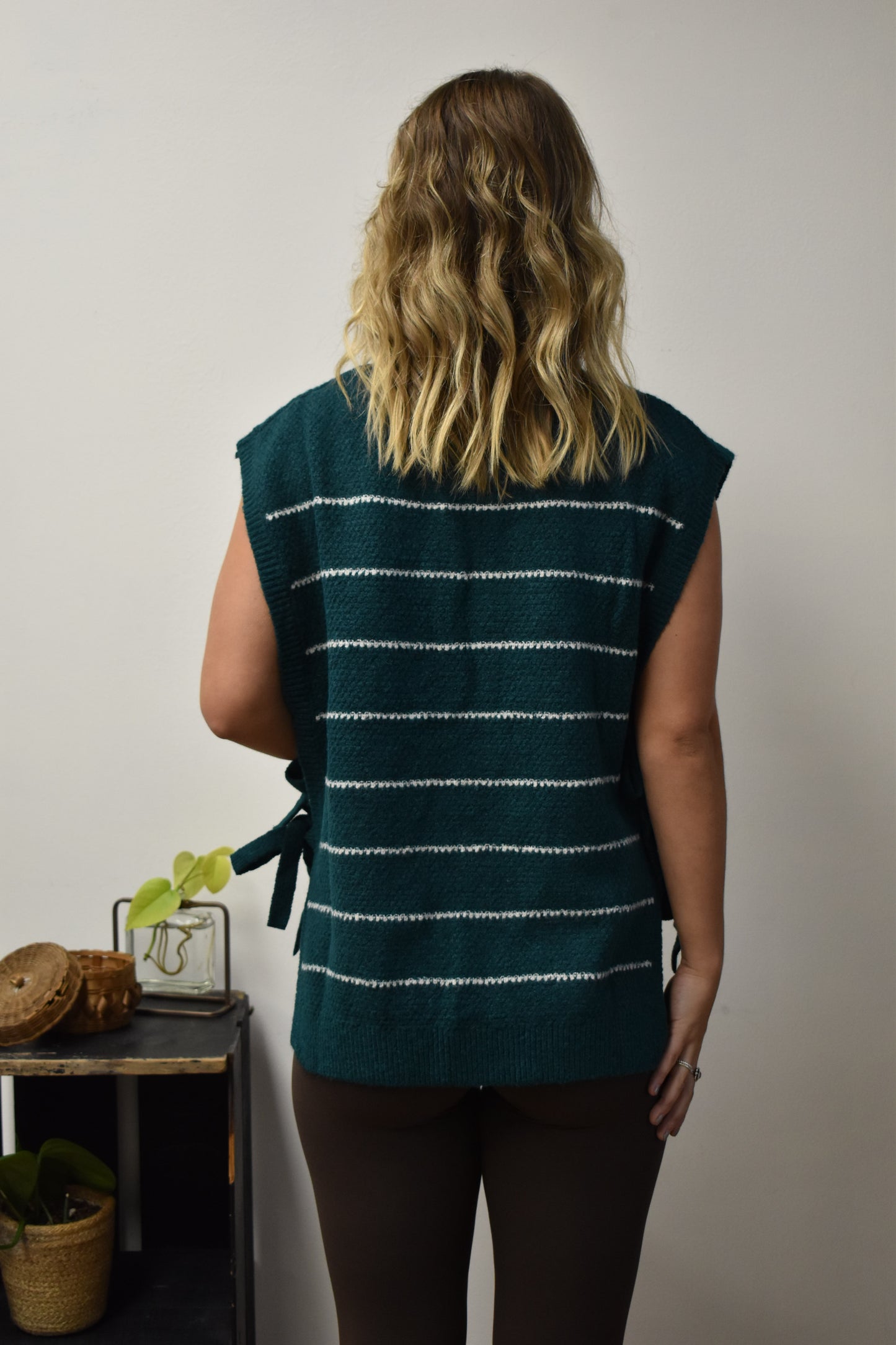 Hunter Green Tie Vest