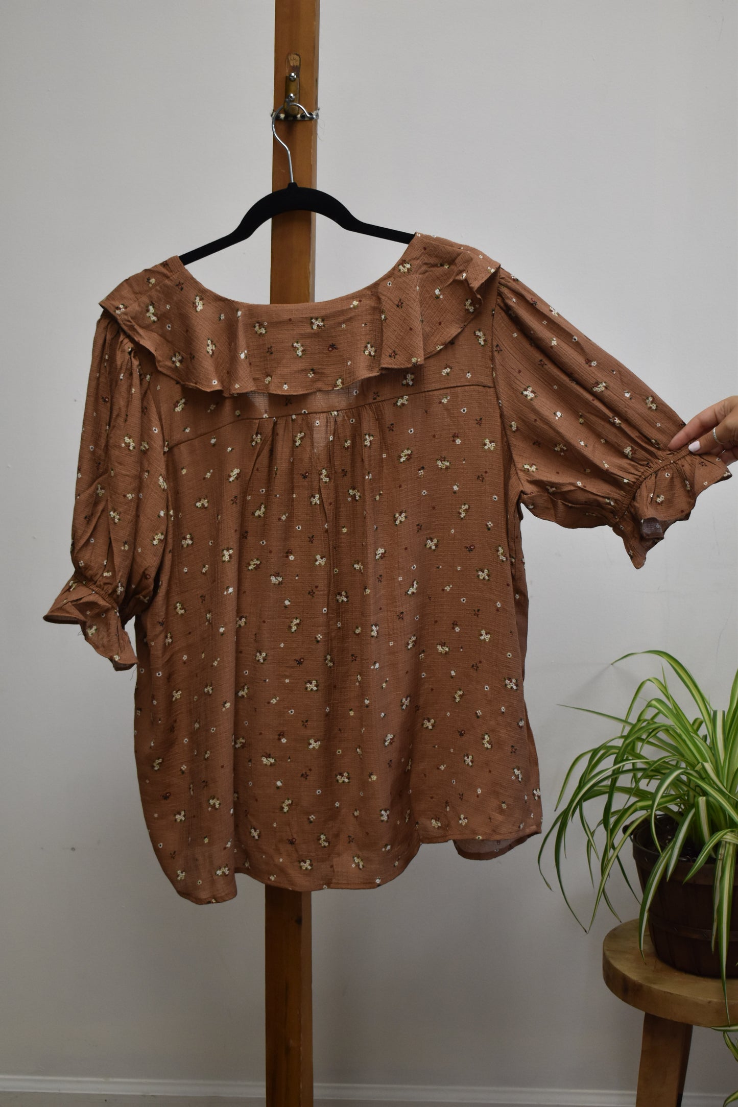 PLUS Ruffled Blouse