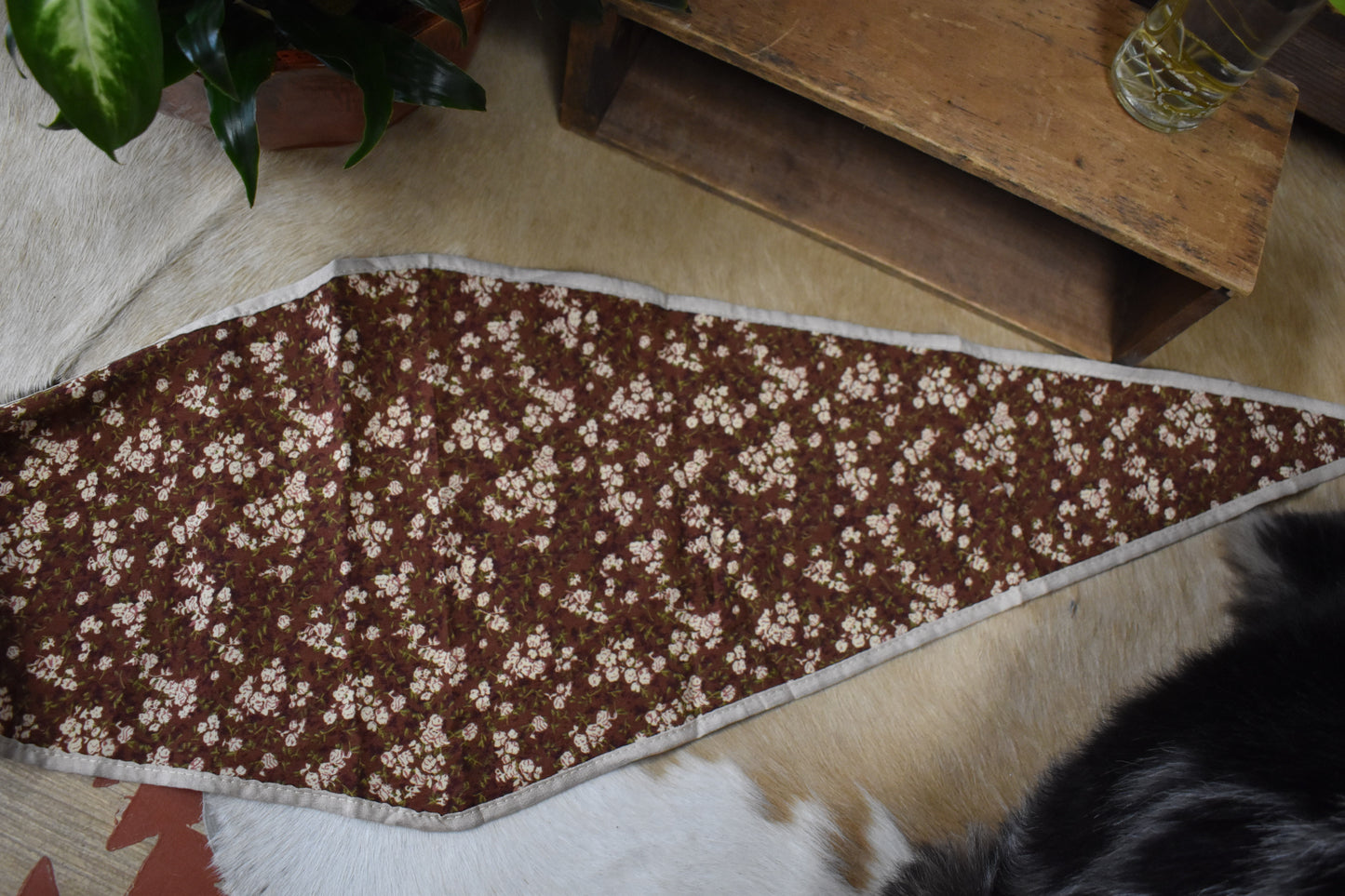Floral Burn Bandana Scarf