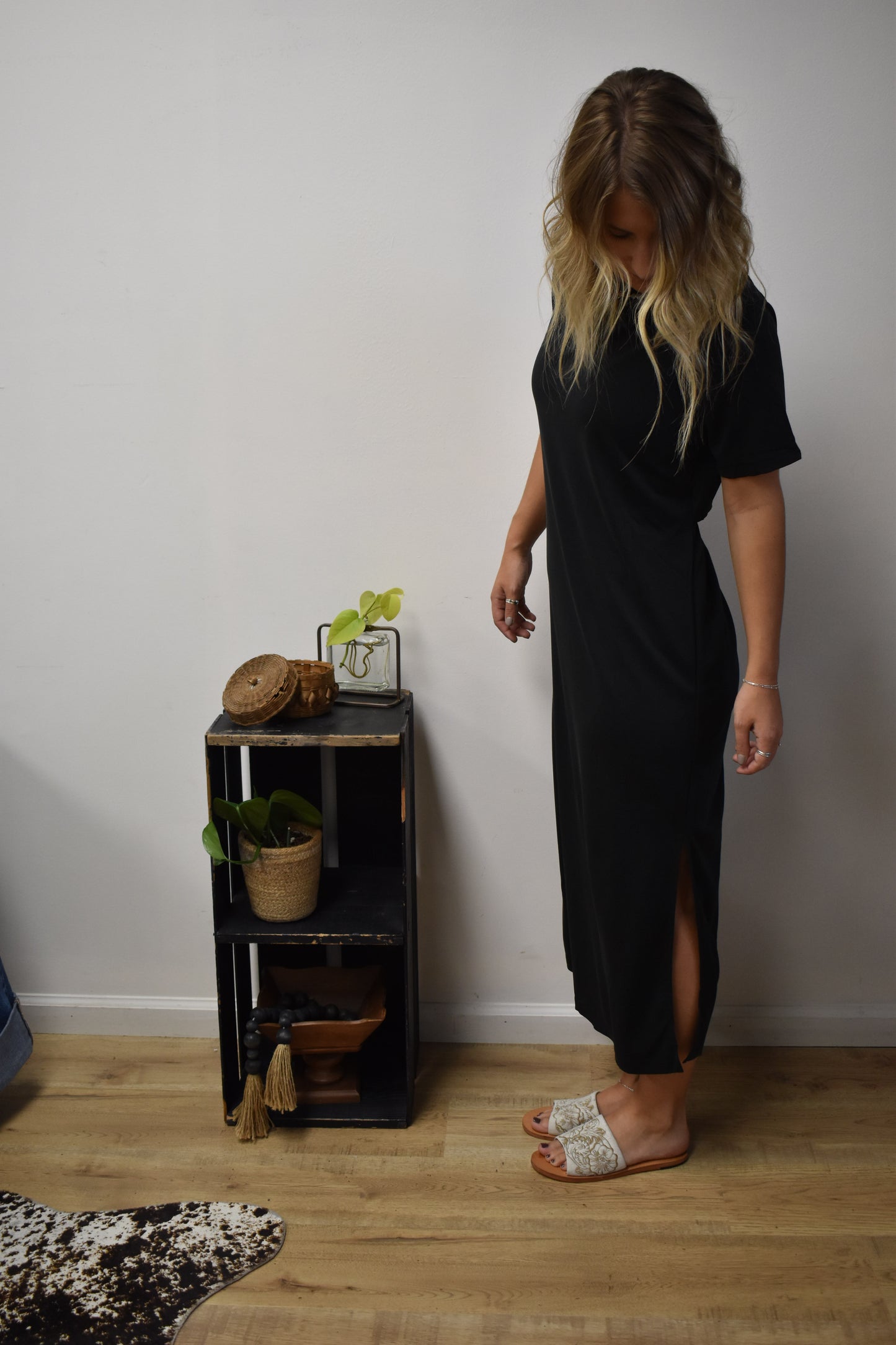 Desert Night Cutout Midi Dress