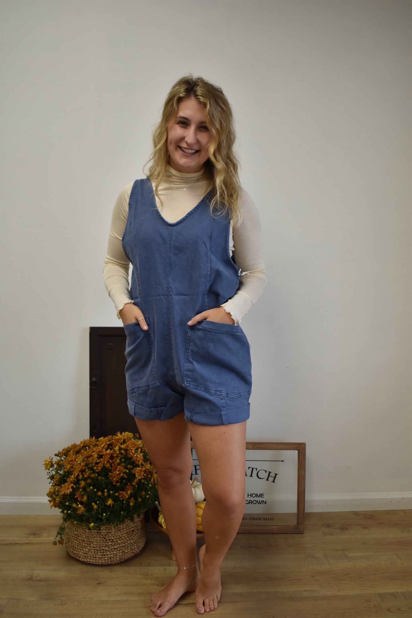 The Harry Denim Romper