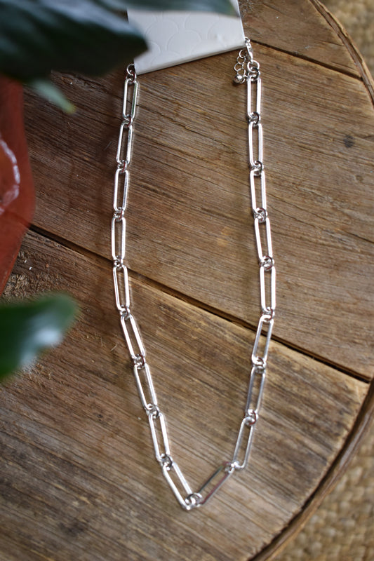 Chunky Paperclip Necklace